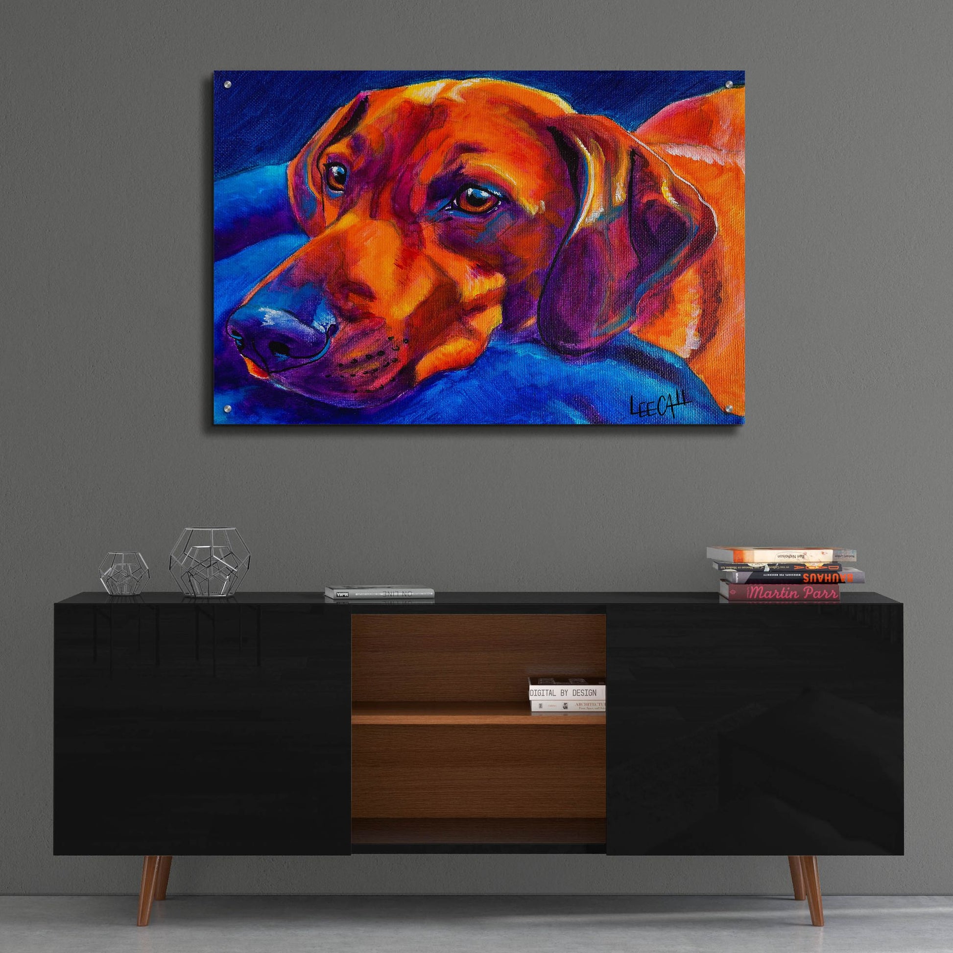 Epic Art 'Melted' by Dawg Painter, Acrylic Glass Wall Art,36x24