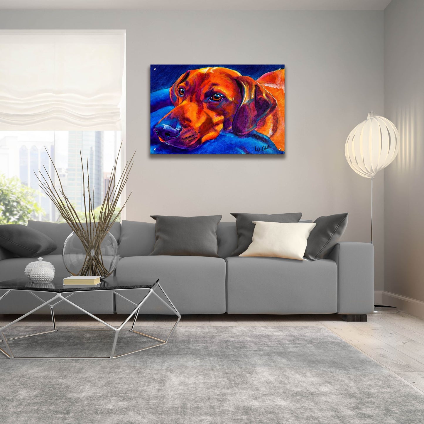 Epic Art 'Melted' by Dawg Painter, Acrylic Glass Wall Art,36x24