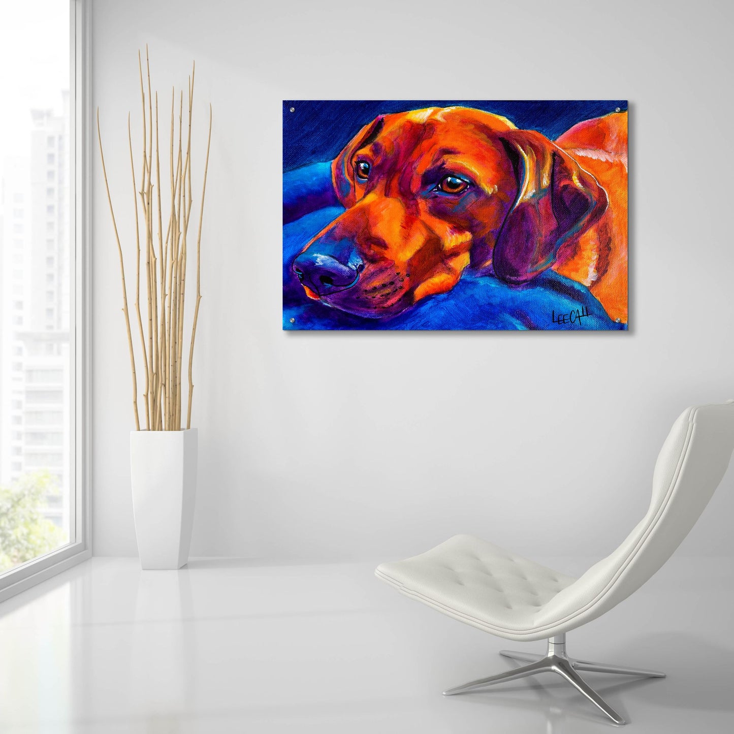 Epic Art 'Melted' by Dawg Painter, Acrylic Glass Wall Art,36x24