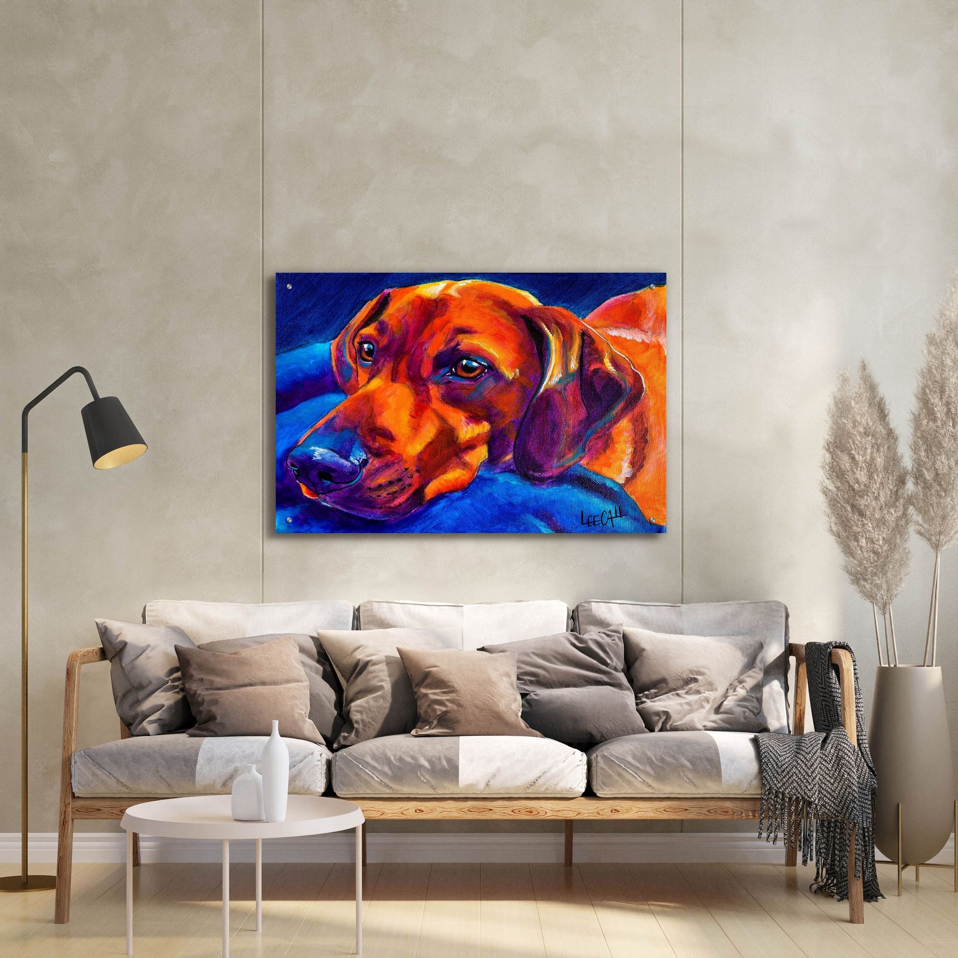 Epic Art 'Melted' by Dawg Painter, Acrylic Glass Wall Art,36x24