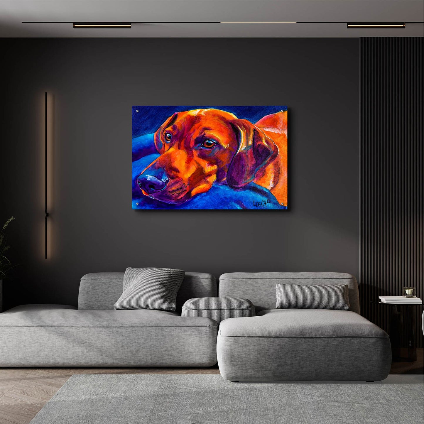 Epic Art 'Melted' by Dawg Painter, Acrylic Glass Wall Art,36x24