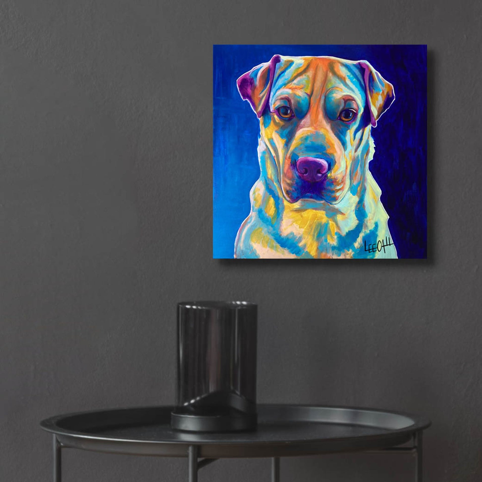 Epic Art 'Ethan' by Dawg Painter, Acrylic Glass Wall Art,12x12