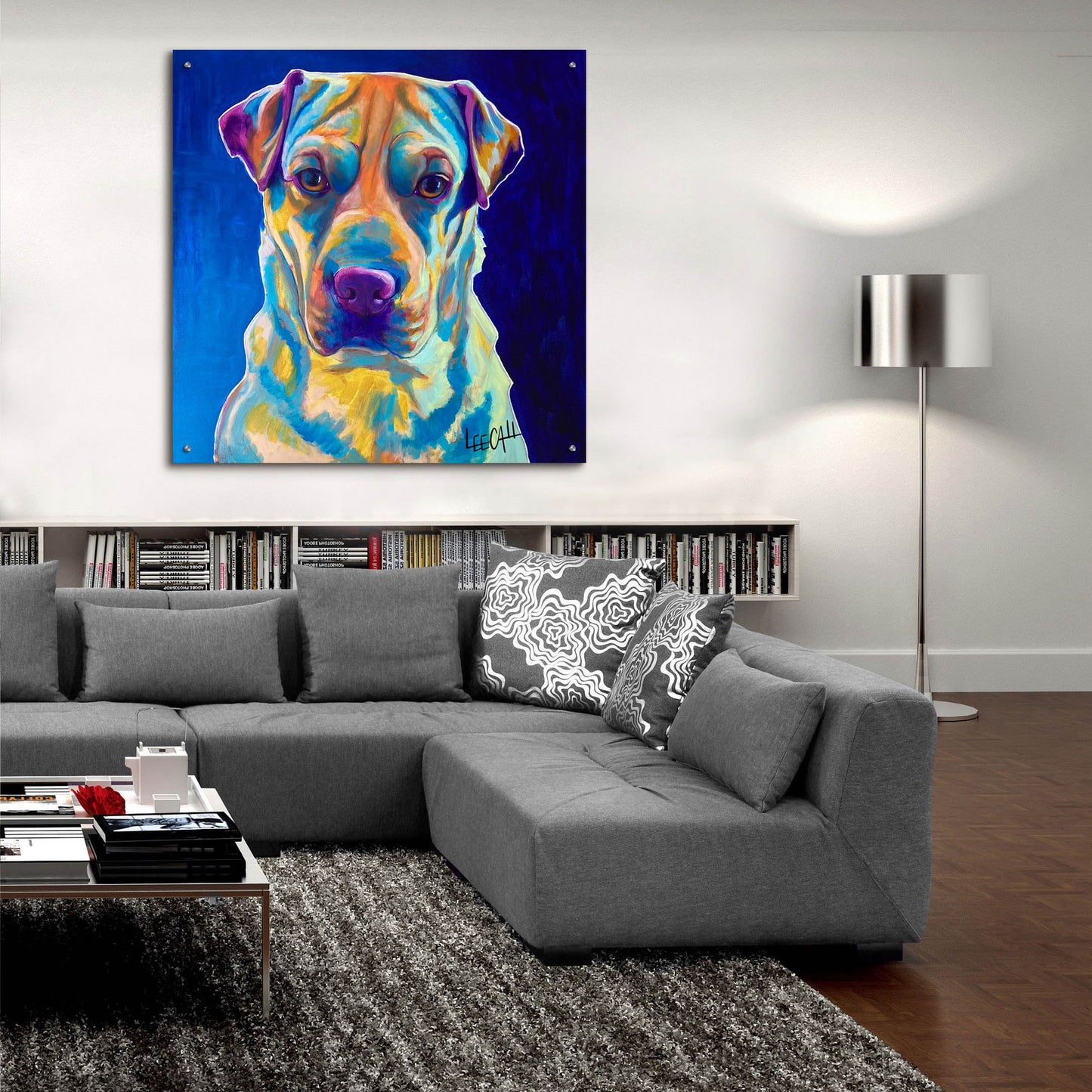 Epic Art 'Ethan' by Dawg Painter, Acrylic Glass Wall Art,36x36