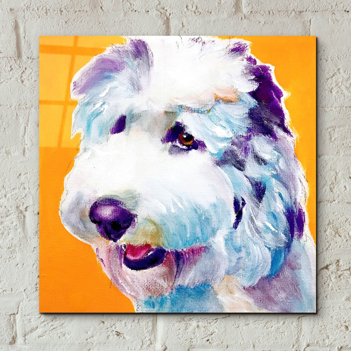 Epic Art 'Doodle - Boogie2 by Dawg Painter, Acrylic Glass Wall Art,12x12