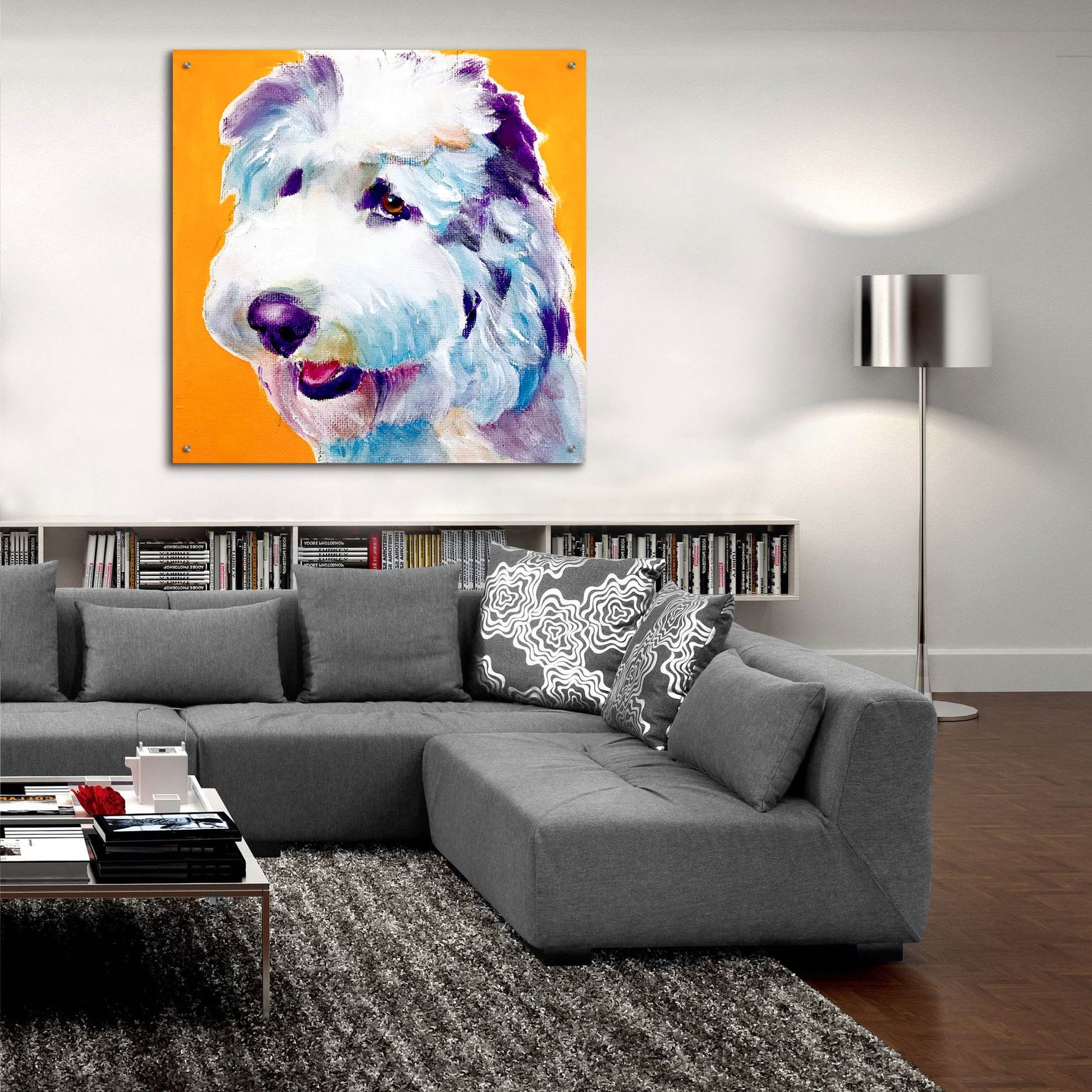 Epic Art 'Doodle - Boogie2 by Dawg Painter, Acrylic Glass Wall Art,36x36