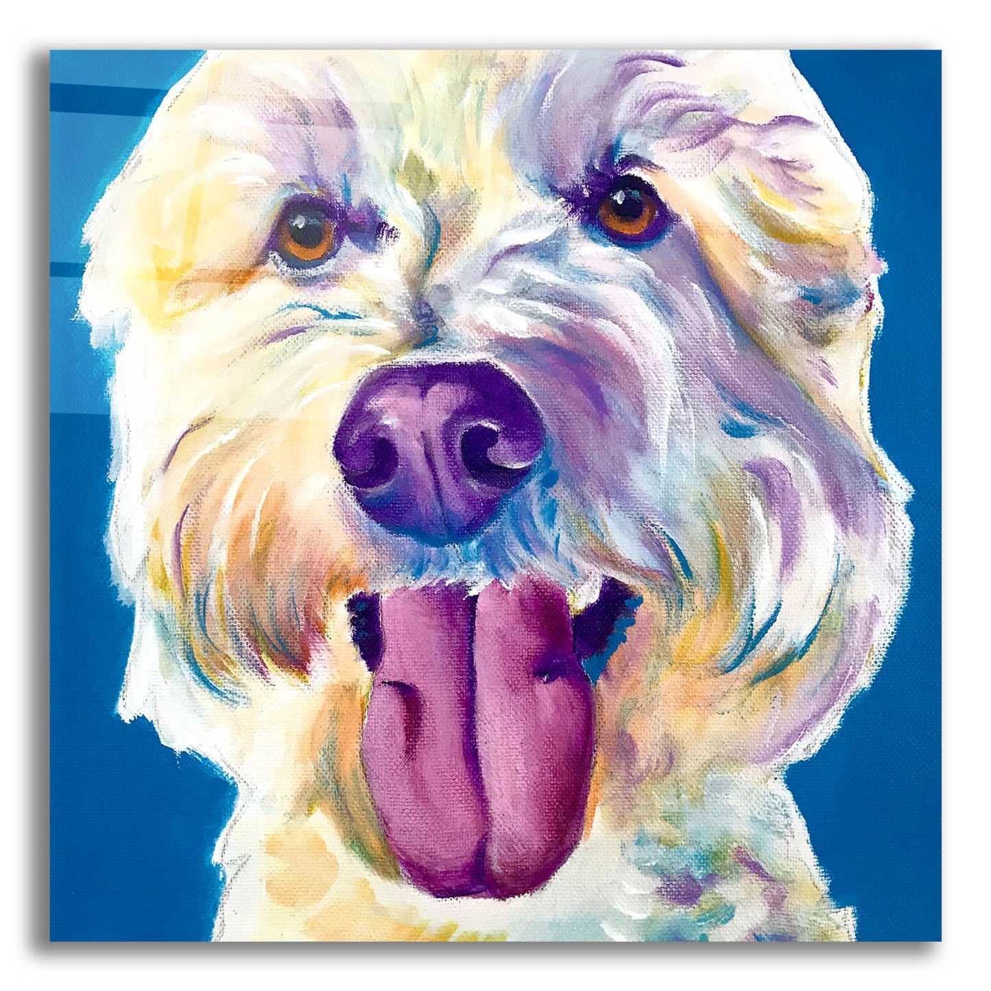 Epic Art 'Doodle - Hank2 by Dawg Painter, Acrylic Glass Wall Art