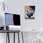 Epic Art 'Gorilla - Silverback2 by Dawg Painter, Acrylic Glass Wall Art,12x16