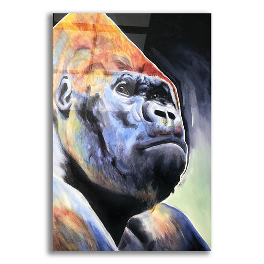 Epic Art 'Gorilla - Silverback2 by Dawg Painter, Acrylic Glass Wall Art