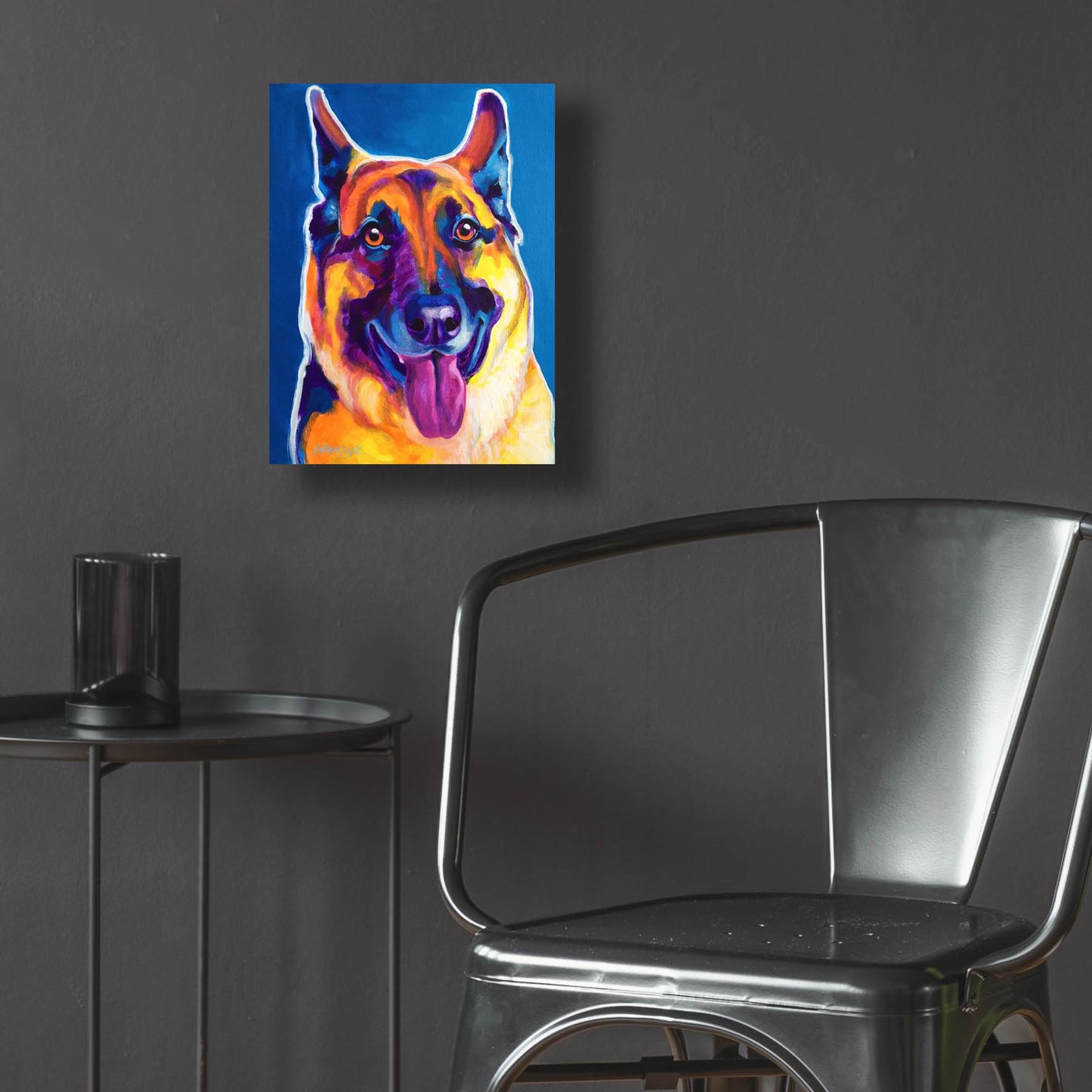 Epic Art 'Gsd - Hector2 by Dawg Painter, Acrylic Glass Wall Art,12x16