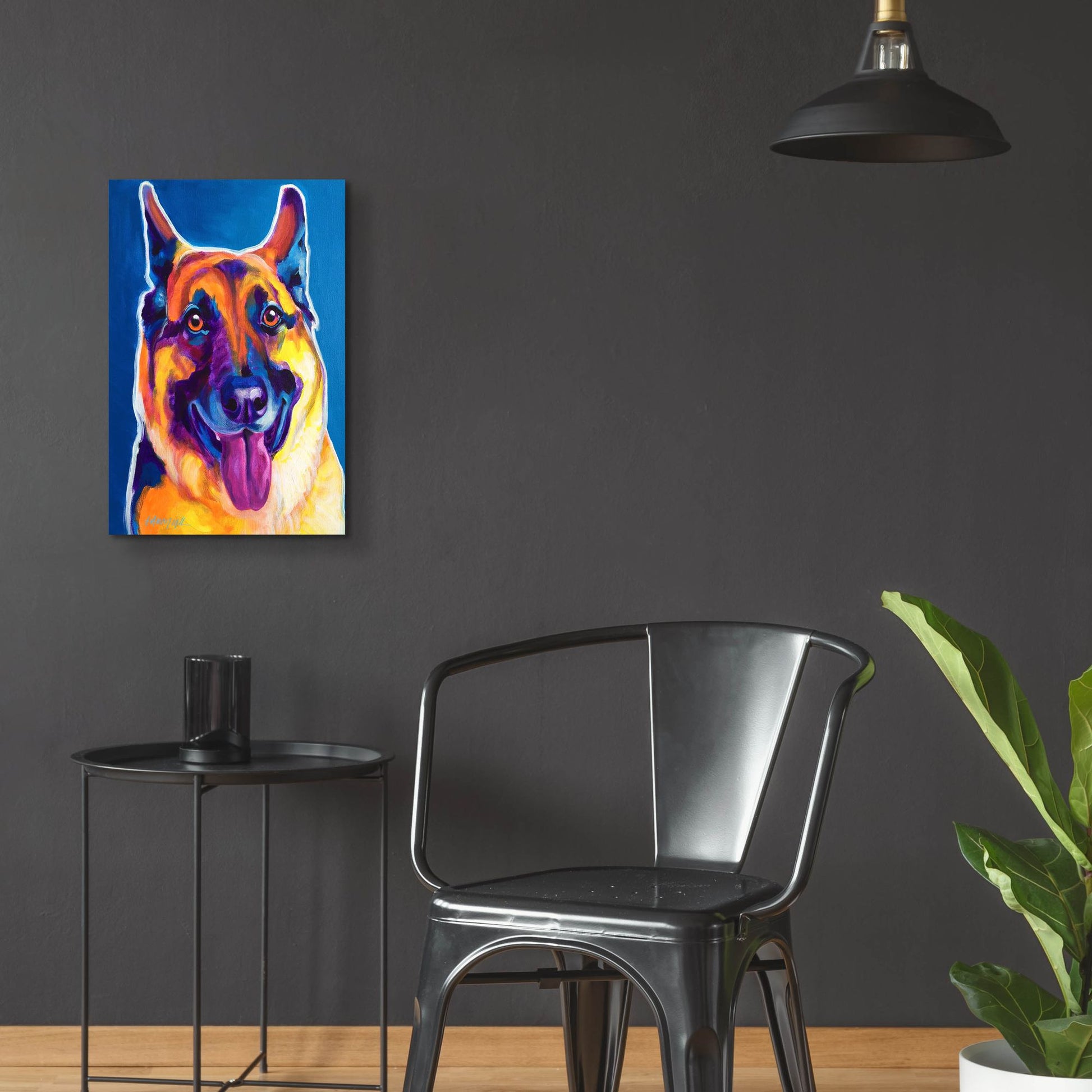 Epic Art 'Gsd - Hector2 by Dawg Painter, Acrylic Glass Wall Art,16x24