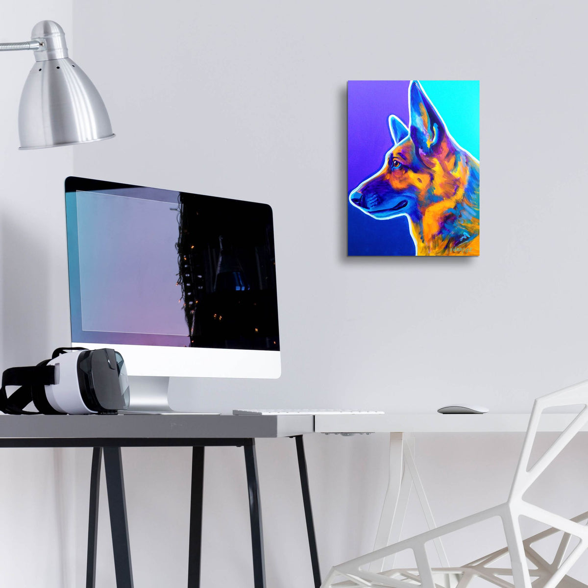 Epic Art 'Gsd - Schatze2 by Dawg Painter, Acrylic Glass Wall Art,12x16