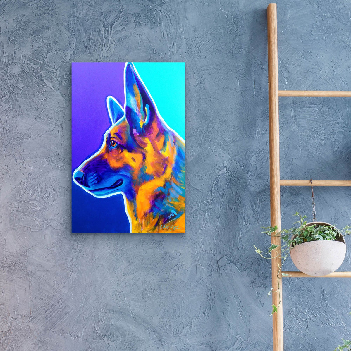 Epic Art 'Gsd - Schatze2 by Dawg Painter, Acrylic Glass Wall Art,16x24