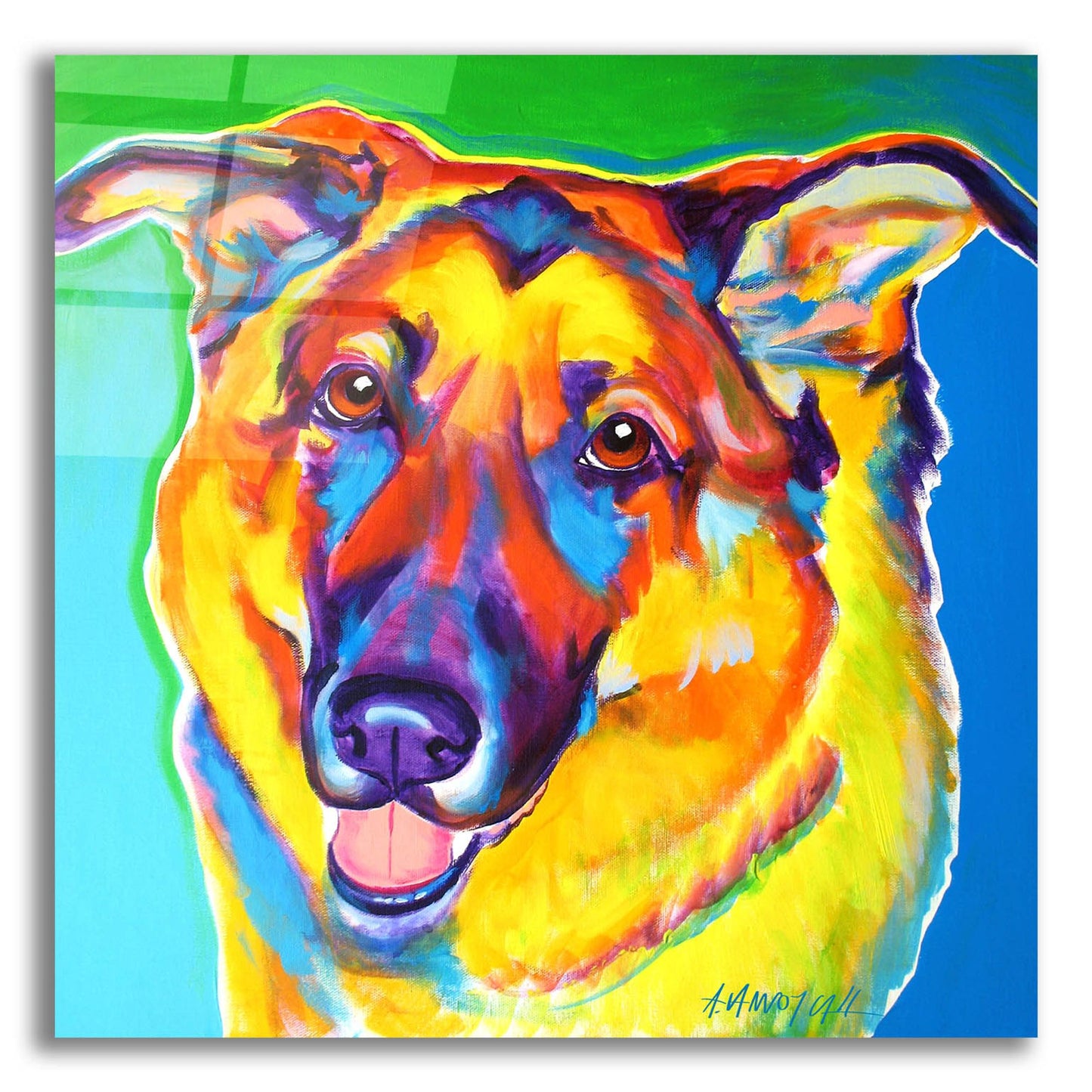 Epic Art 'Gsd - Thomas2 by Dawg Painter, Acrylic Glass Wall Art