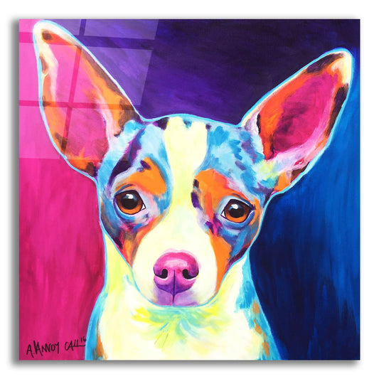 Epic Art 'Chihuahua - Brady 2 by Dawg Painter, Acrylic Glass Wall Art