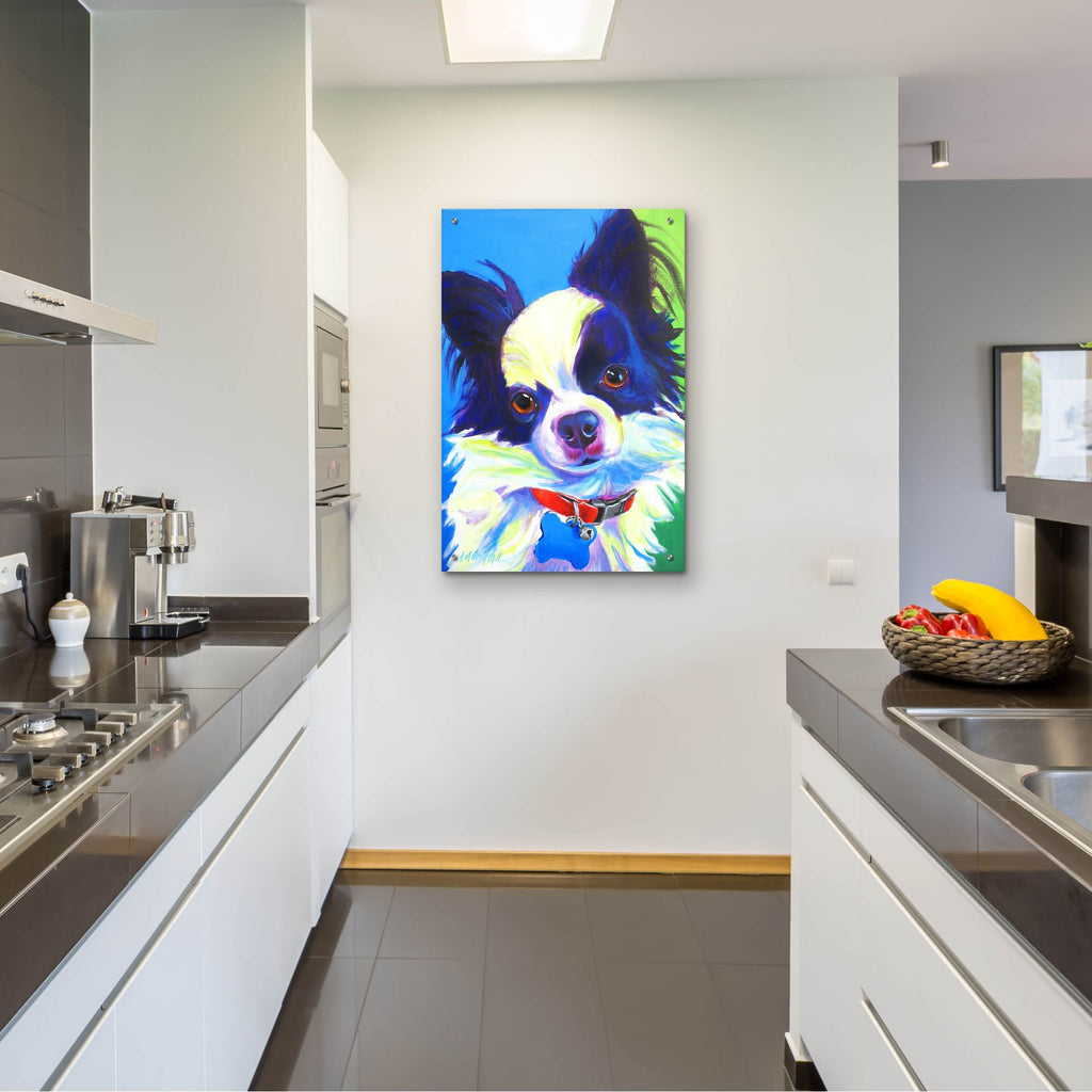 Epic Art 'Chihuahua - Esso Gomez2 by Dawg Painter, Acrylic Glass Wall Art,24x36