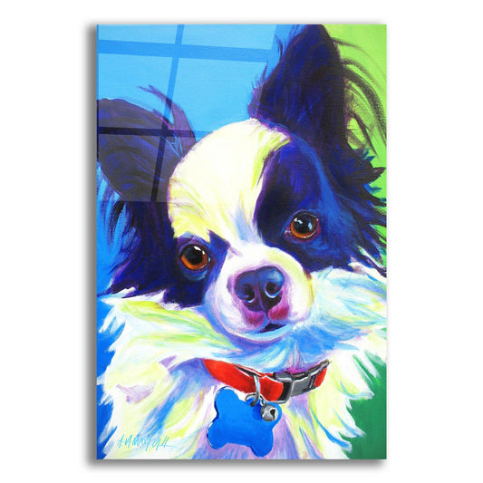 Epic Art 'Chihuahua - Esso Gomez2 by Dawg Painter, Acrylic Glass Wall Art