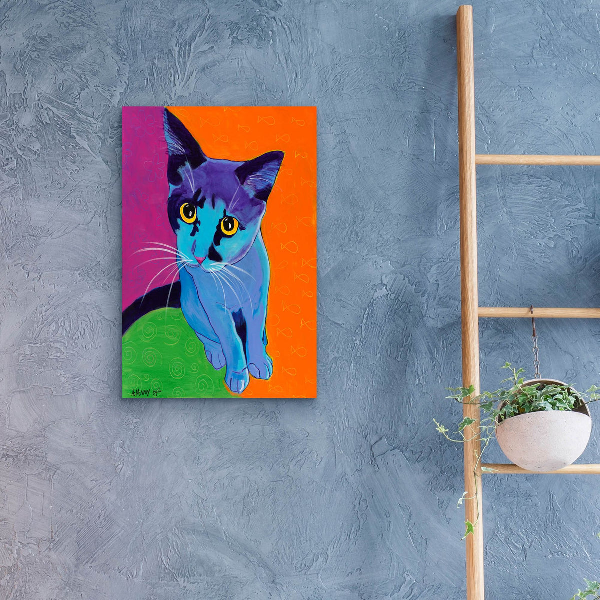 Epic Art 'Rescue Me!2 by Dawg Painter, Acrylic Glass Wall Art,16x24