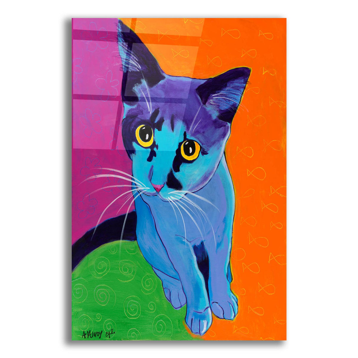 Epic Art 'Rescue Me!2 by Dawg Painter, Acrylic Glass Wall Art