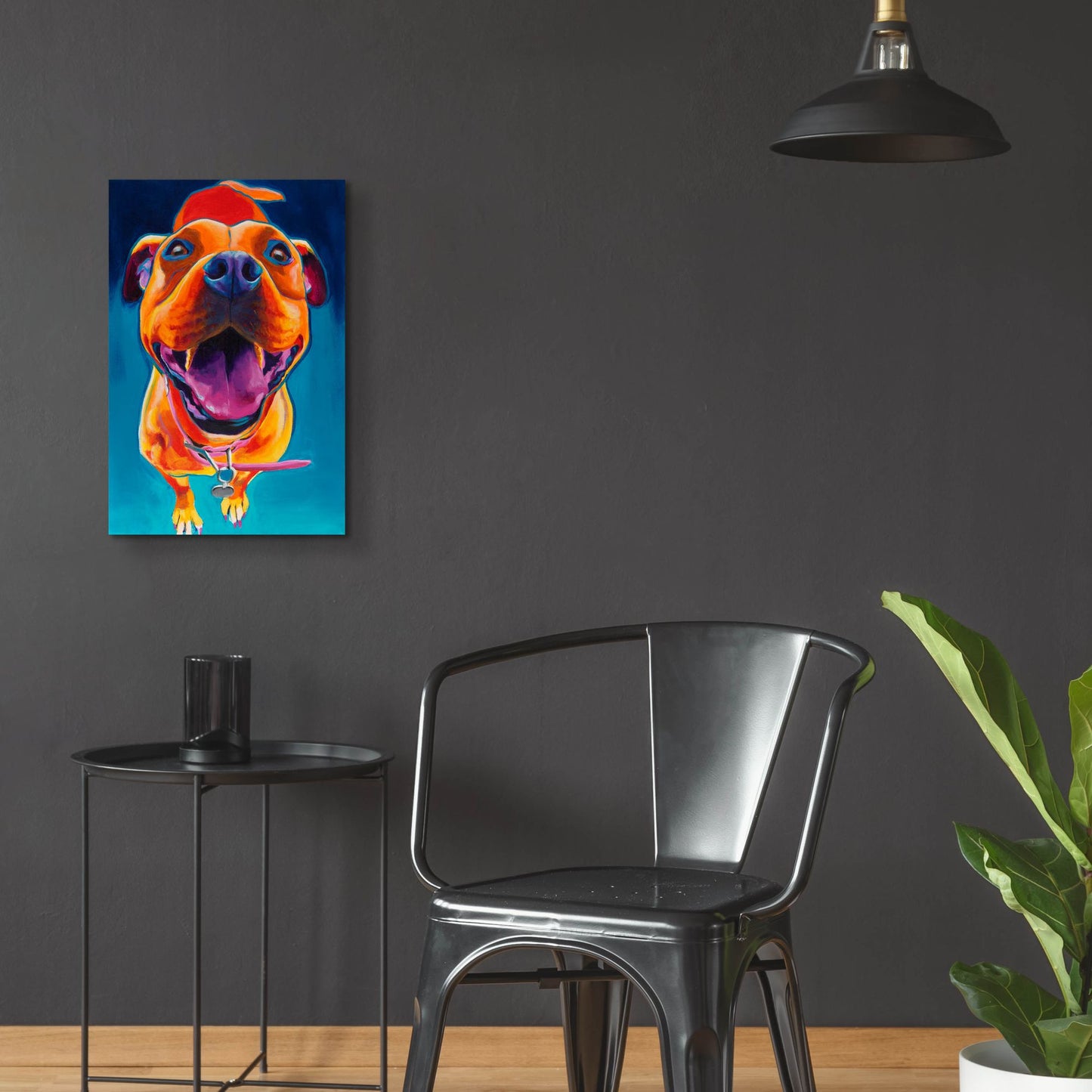 Epic Art 'Happy Go Lucky2 by Dawg Painter, Acrylic Glass Wall Art,16x24