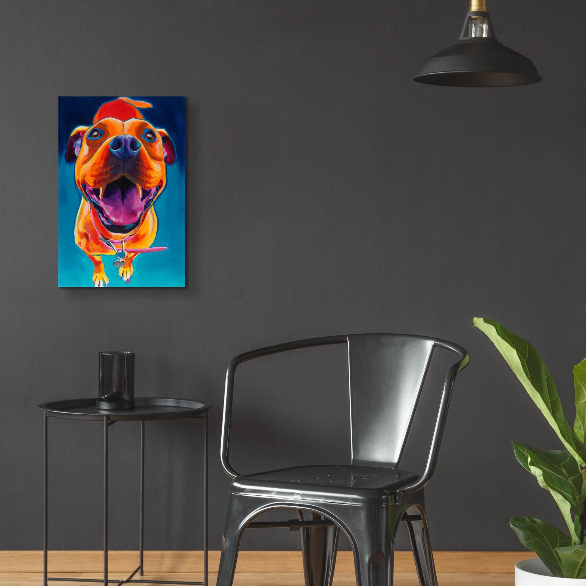 Epic Art 'Happy Go Lucky2 by Dawg Painter, Acrylic Glass Wall Art,16x24