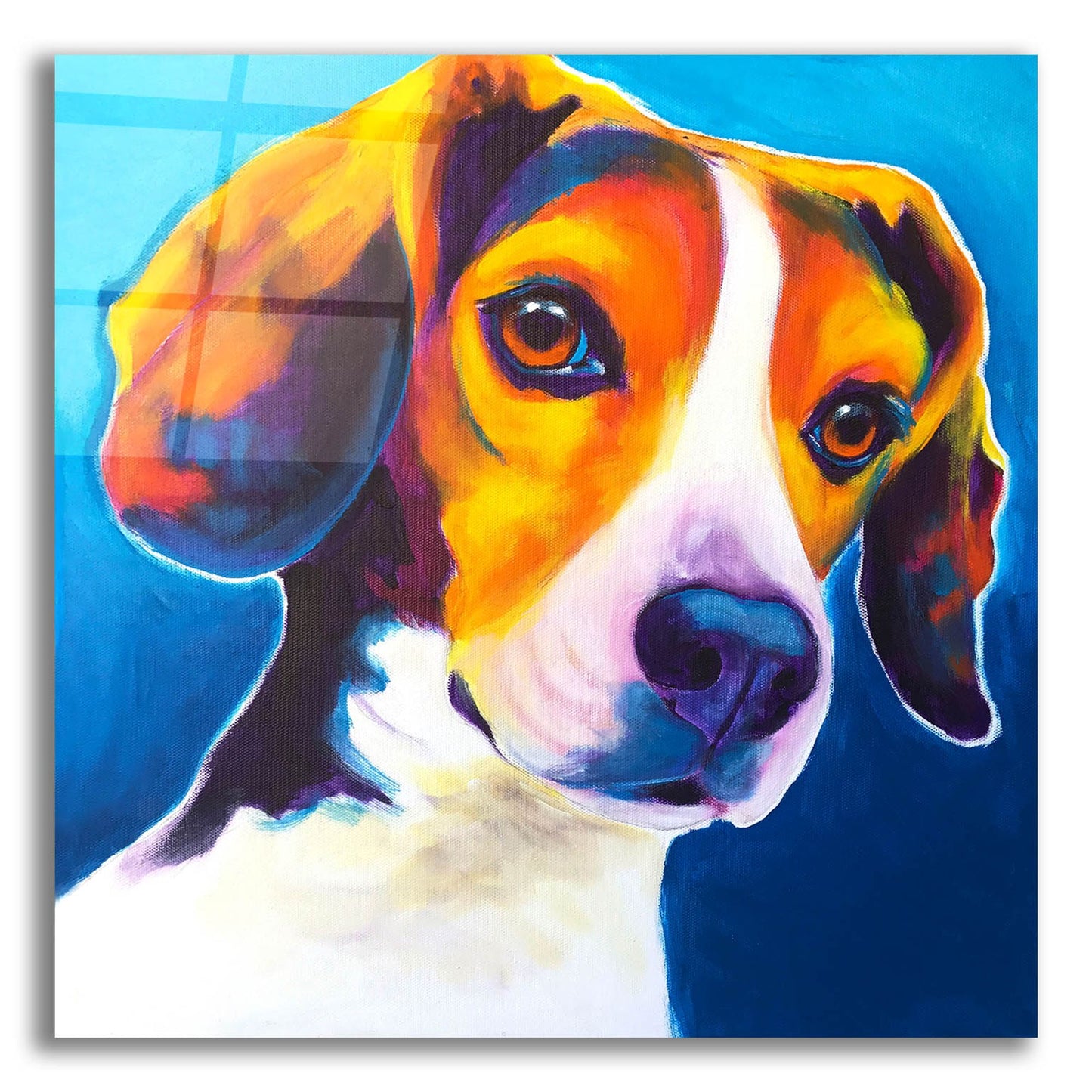 Epic Art 'Beagle - Martin2 by Dawg Painter, Acrylic Glass Wall Art