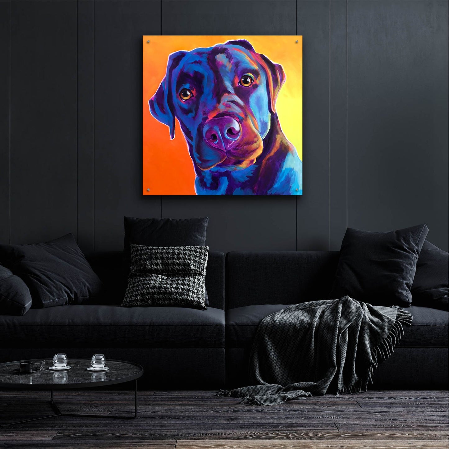 Epic Art 'Lab - Kona2 by Dawg Painter, Acrylic Glass Wall Art,36x36