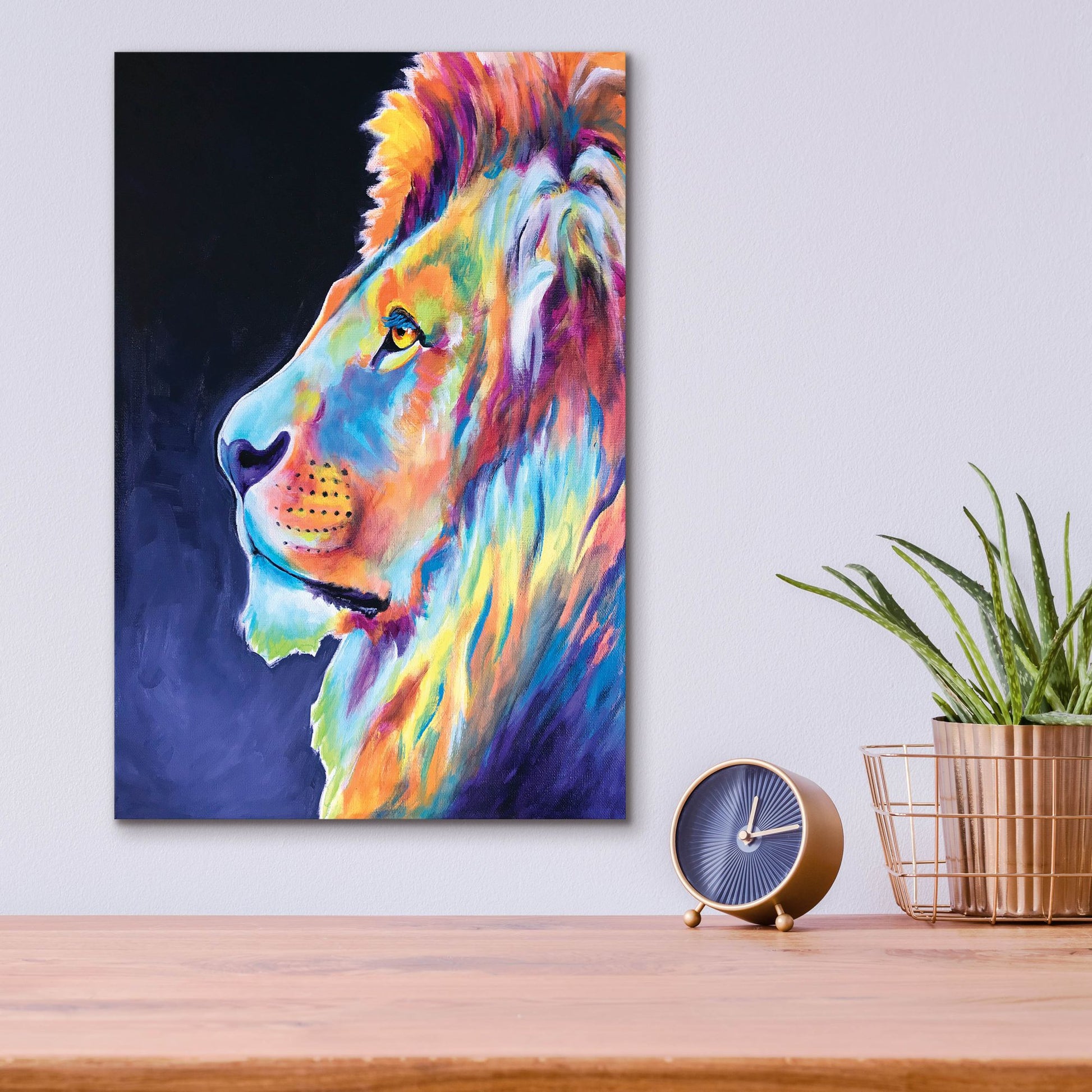 Epic Art 'Lion - Pride Ii2 by Dawg Painter, Acrylic Glass Wall Art,12x16