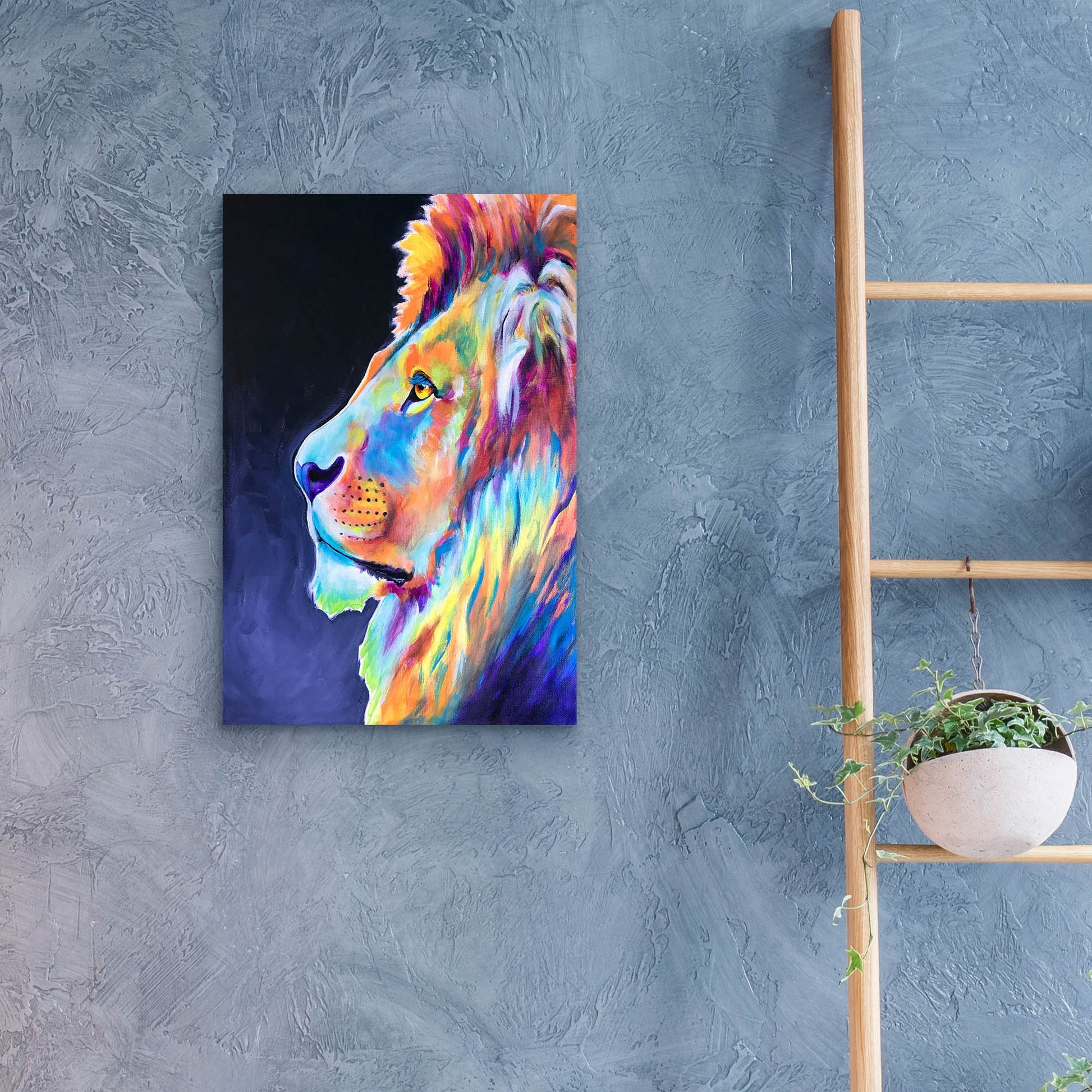 Epic Art 'Lion - Pride Ii2 by Dawg Painter, Acrylic Glass Wall Art,16x24