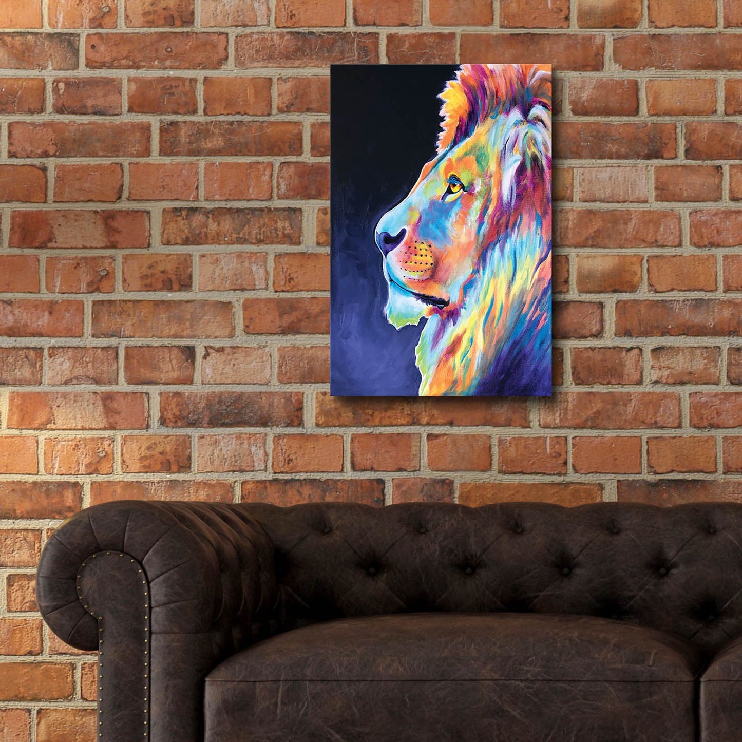 Epic Art 'Lion - Pride Ii2 by Dawg Painter, Acrylic Glass Wall Art,16x24