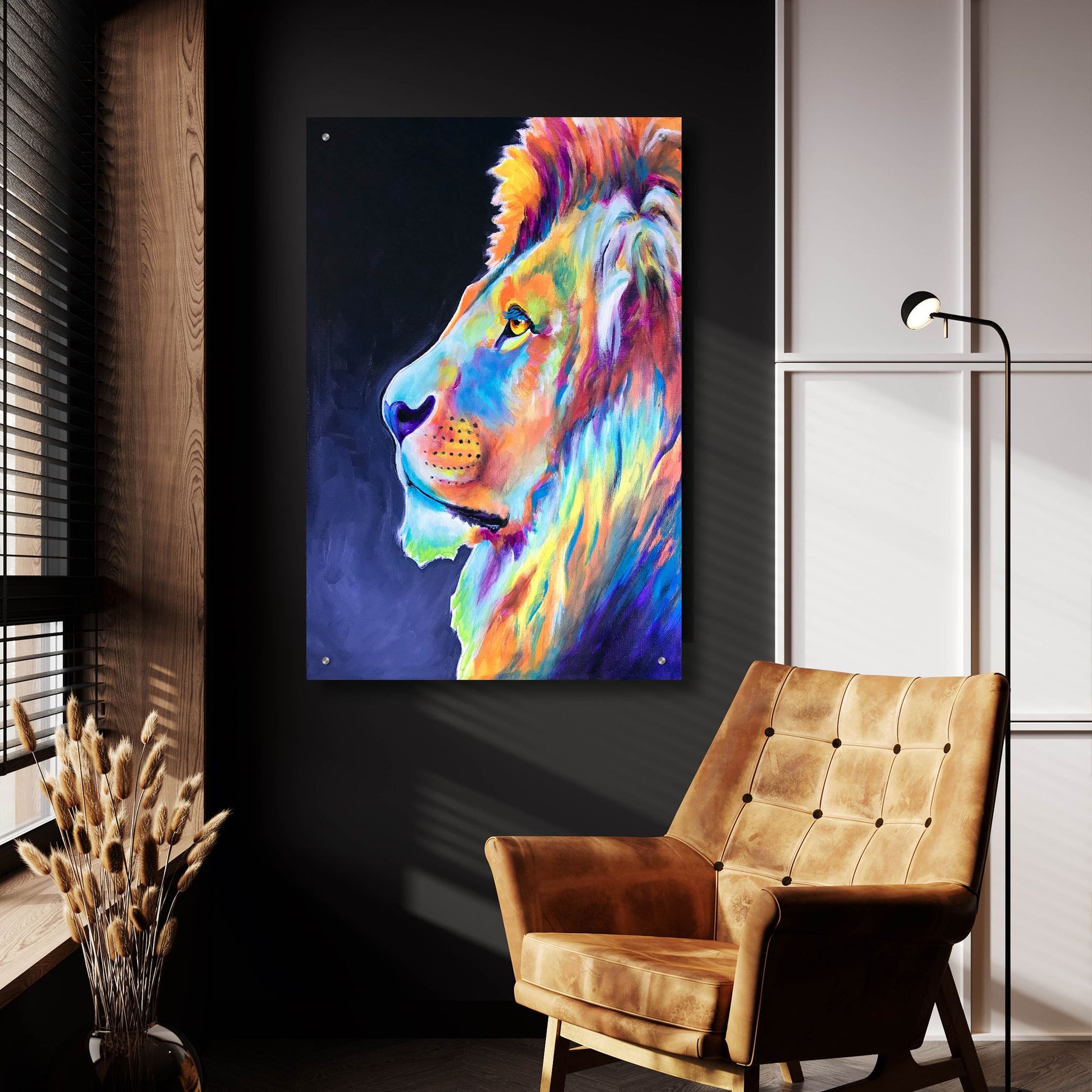 Epic Art 'Lion - Pride Ii2 by Dawg Painter, Acrylic Glass Wall Art,24x36