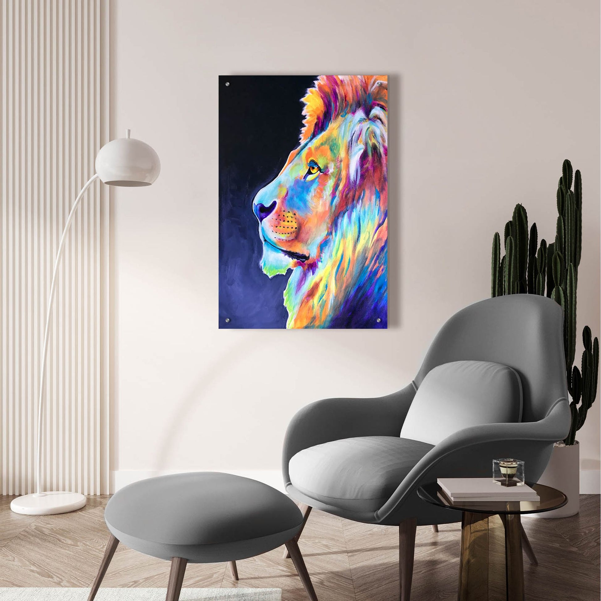 Epic Art 'Lion - Pride Ii2 by Dawg Painter, Acrylic Glass Wall Art,24x36