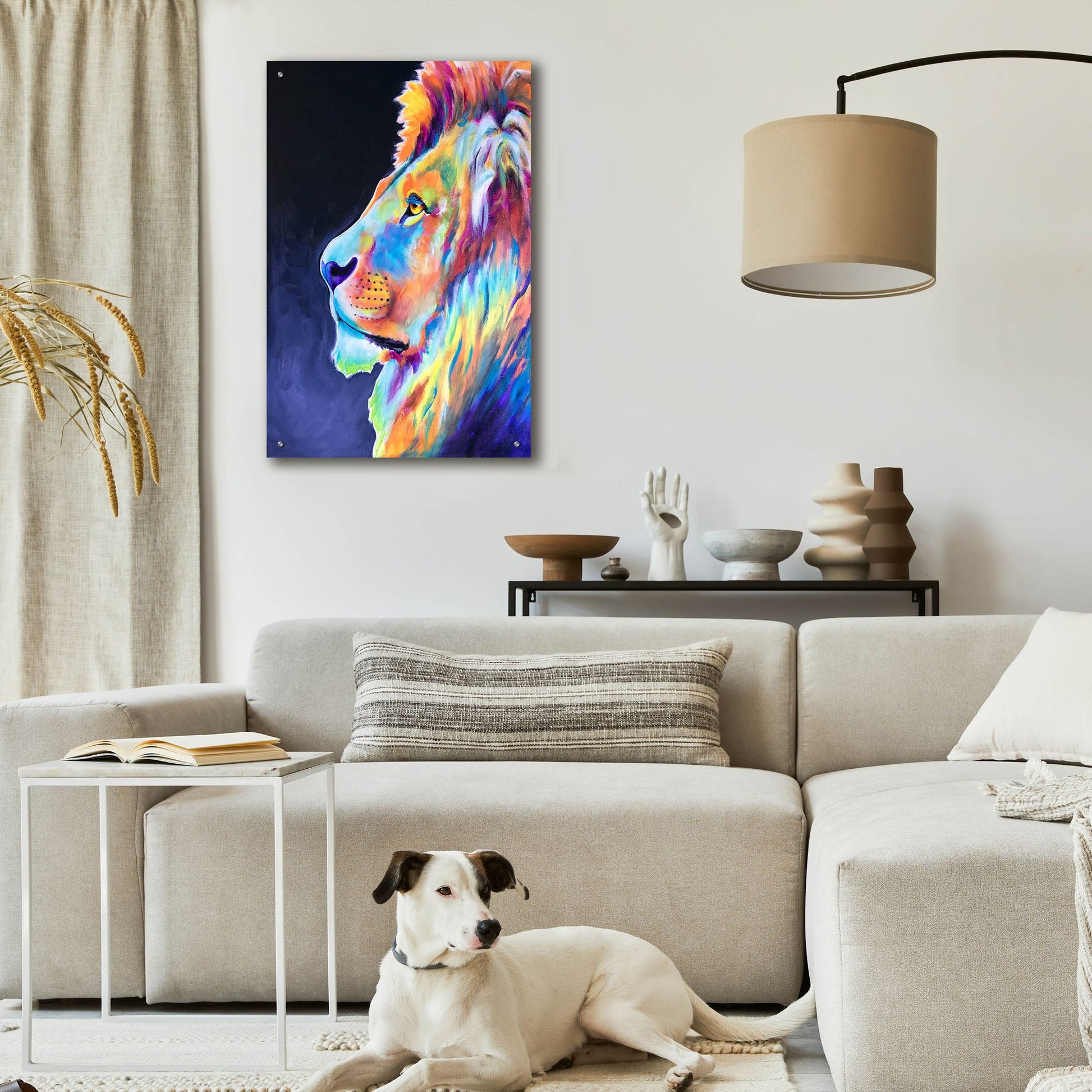 Epic Art 'Lion - Pride Ii2 by Dawg Painter, Acrylic Glass Wall Art,24x36