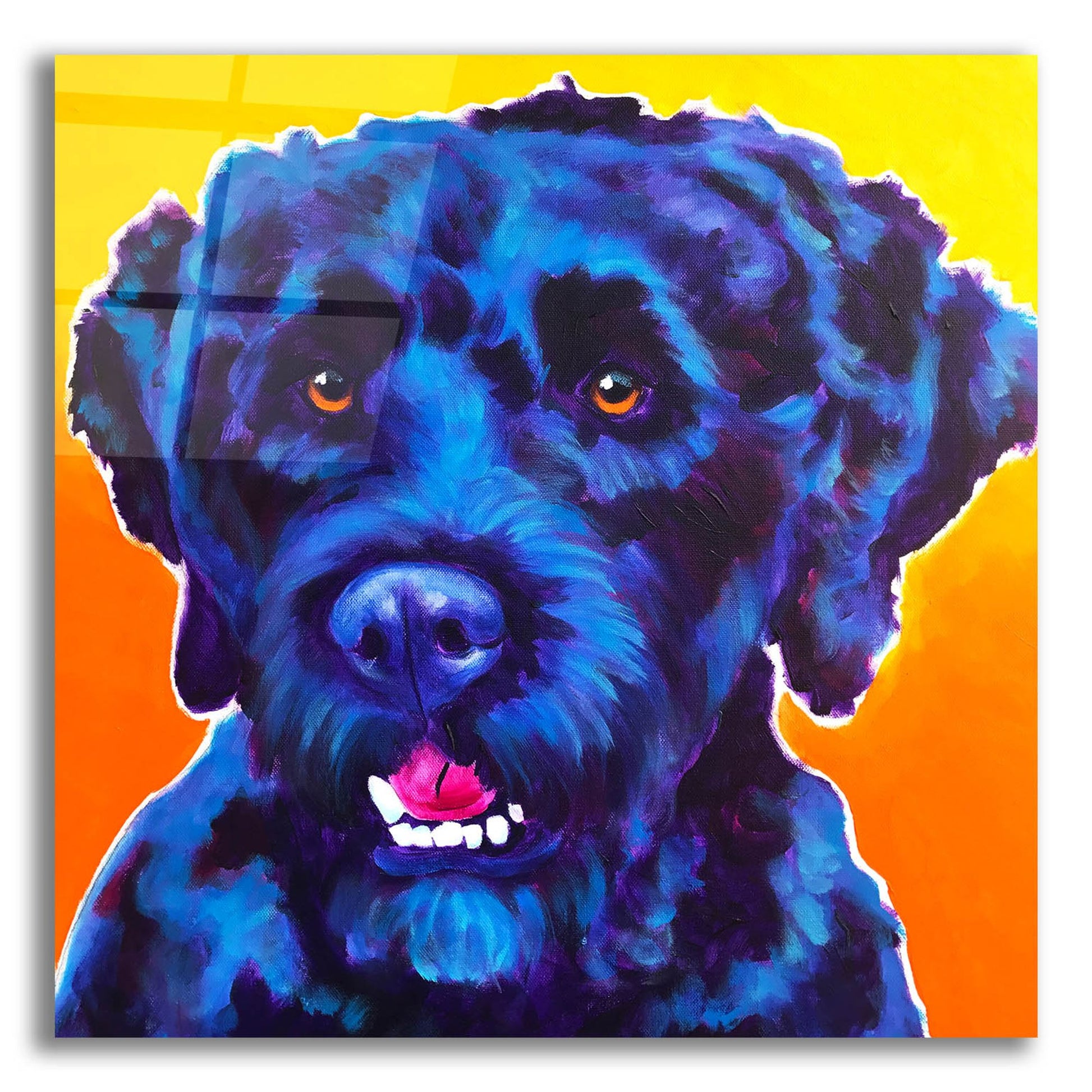 Epic Art 'Portuguese Water Dog - Banks2 by Dawg Painter, Acrylic Glass Wall Art