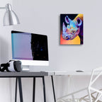 Epic Art 'Rhino - Suzi2 by Dawg Painter, Acrylic Glass Wall Art,12x16