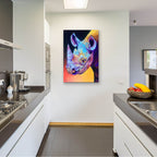 Epic Art 'Rhino - Suzi2 by Dawg Painter, Acrylic Glass Wall Art,24x36