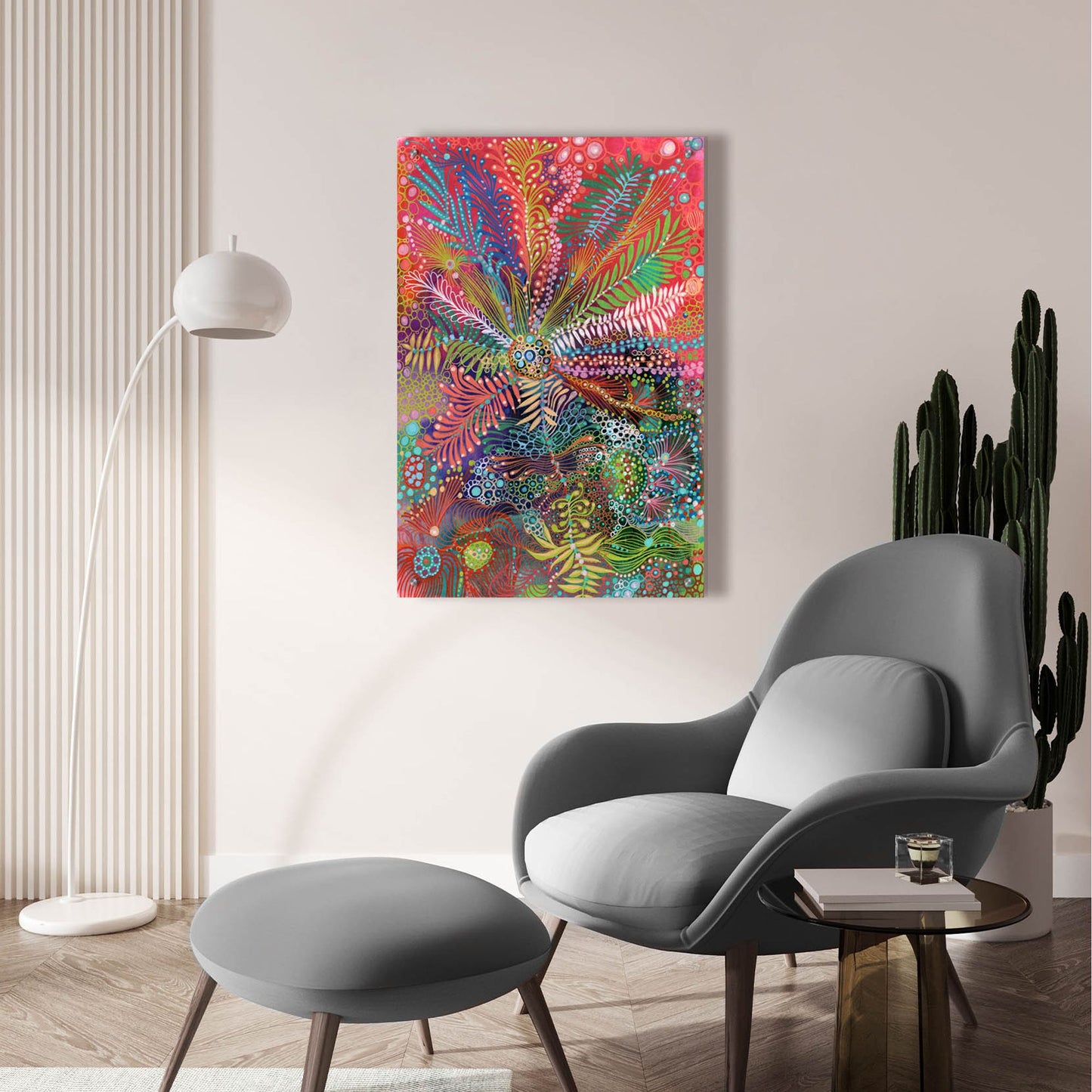 Epic Art 'Amplify2 by Noemi Ibarz, Acrylic Glass Wall Art,24x36