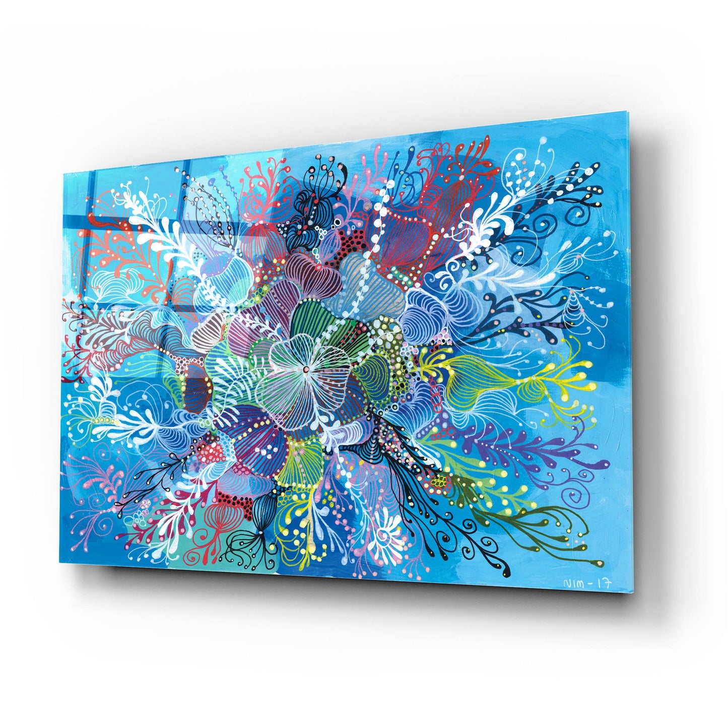 Epic Art 'Expand2 by Noemi Ibarz, Acrylic Glass Wall Art,24x16