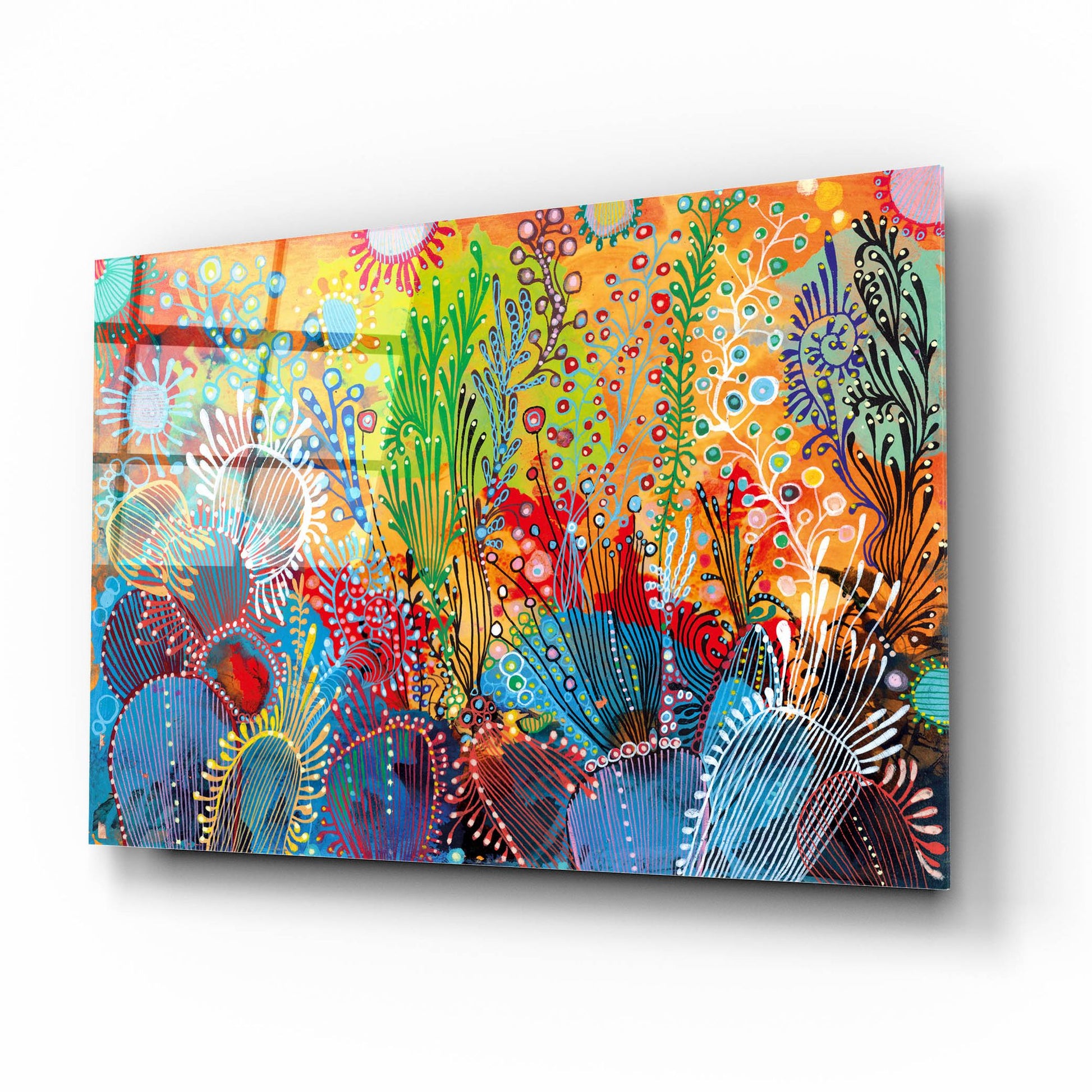 Epic Art 'Cactus2 by Noemi Ibarz, Acrylic Glass Wall Art,16x12
