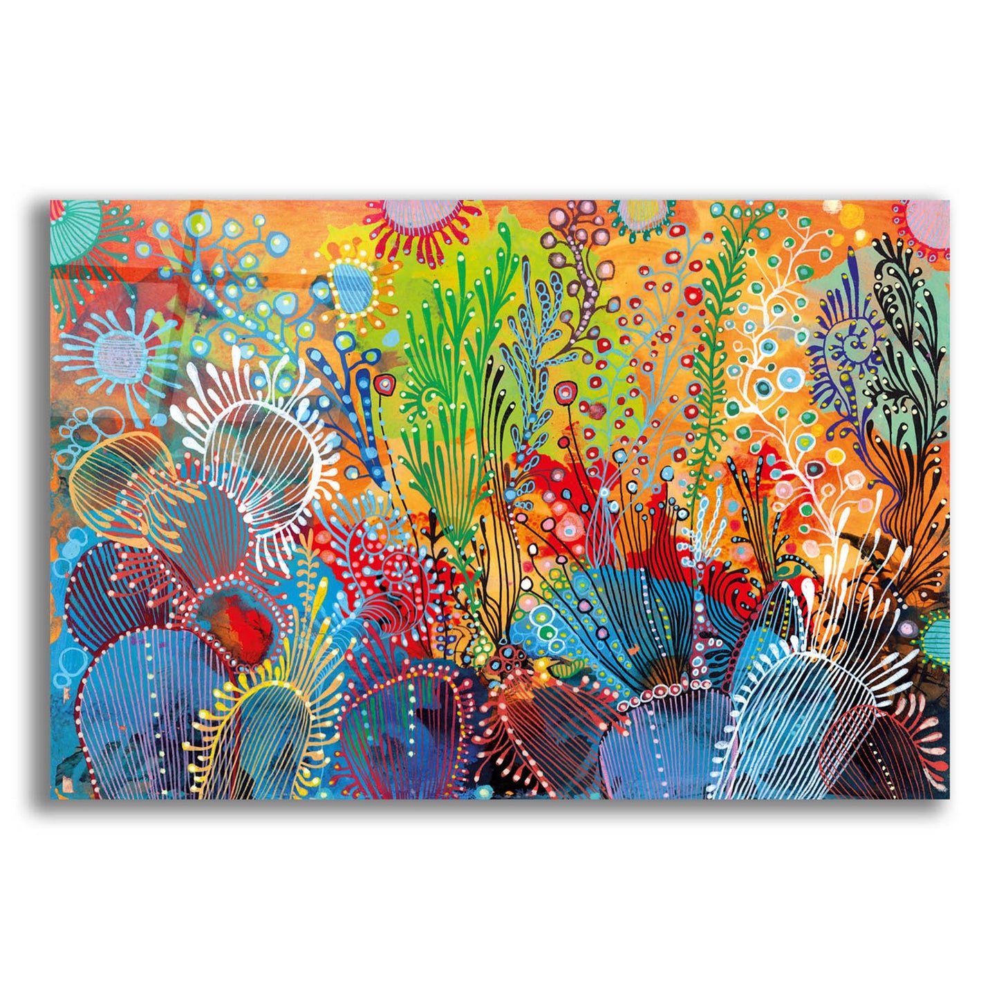 Epic Art 'Cactus2 by Noemi Ibarz, Acrylic Glass Wall Art,24x16