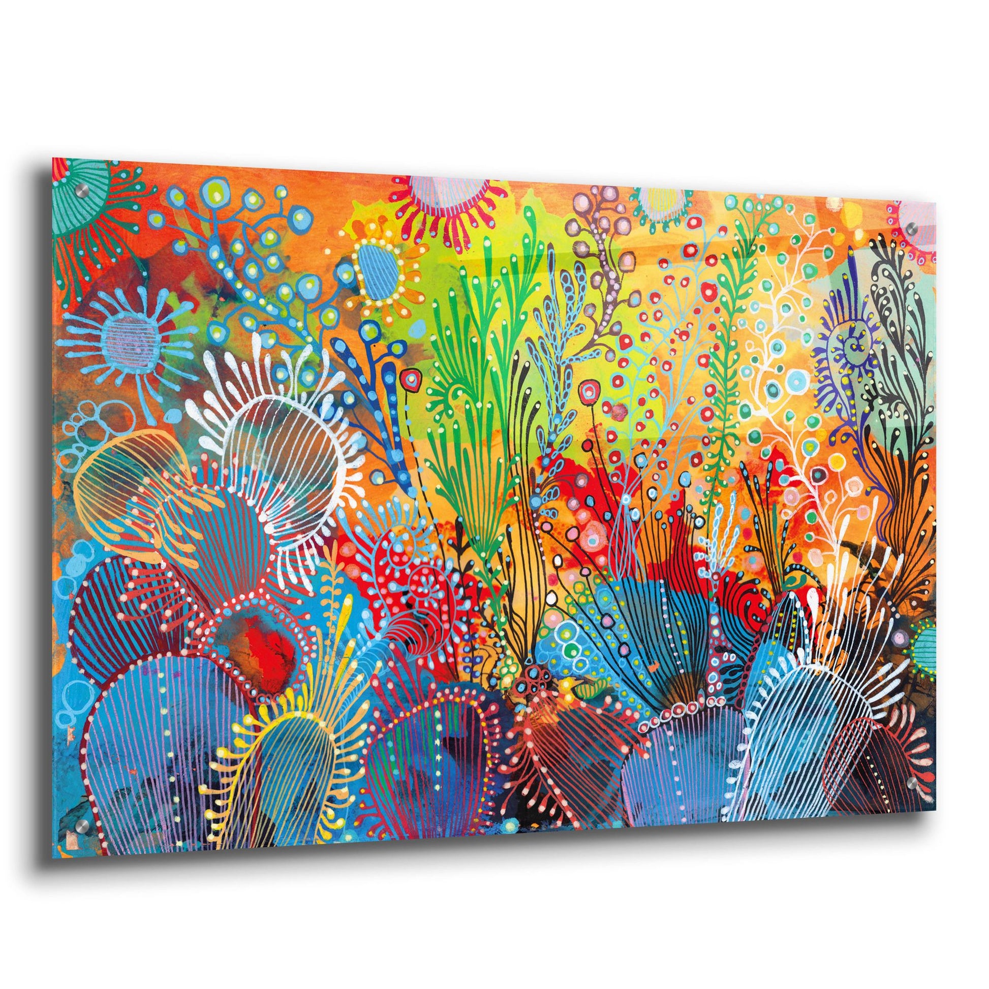 Epic Art 'Cactus2 by Noemi Ibarz, Acrylic Glass Wall Art,36x24