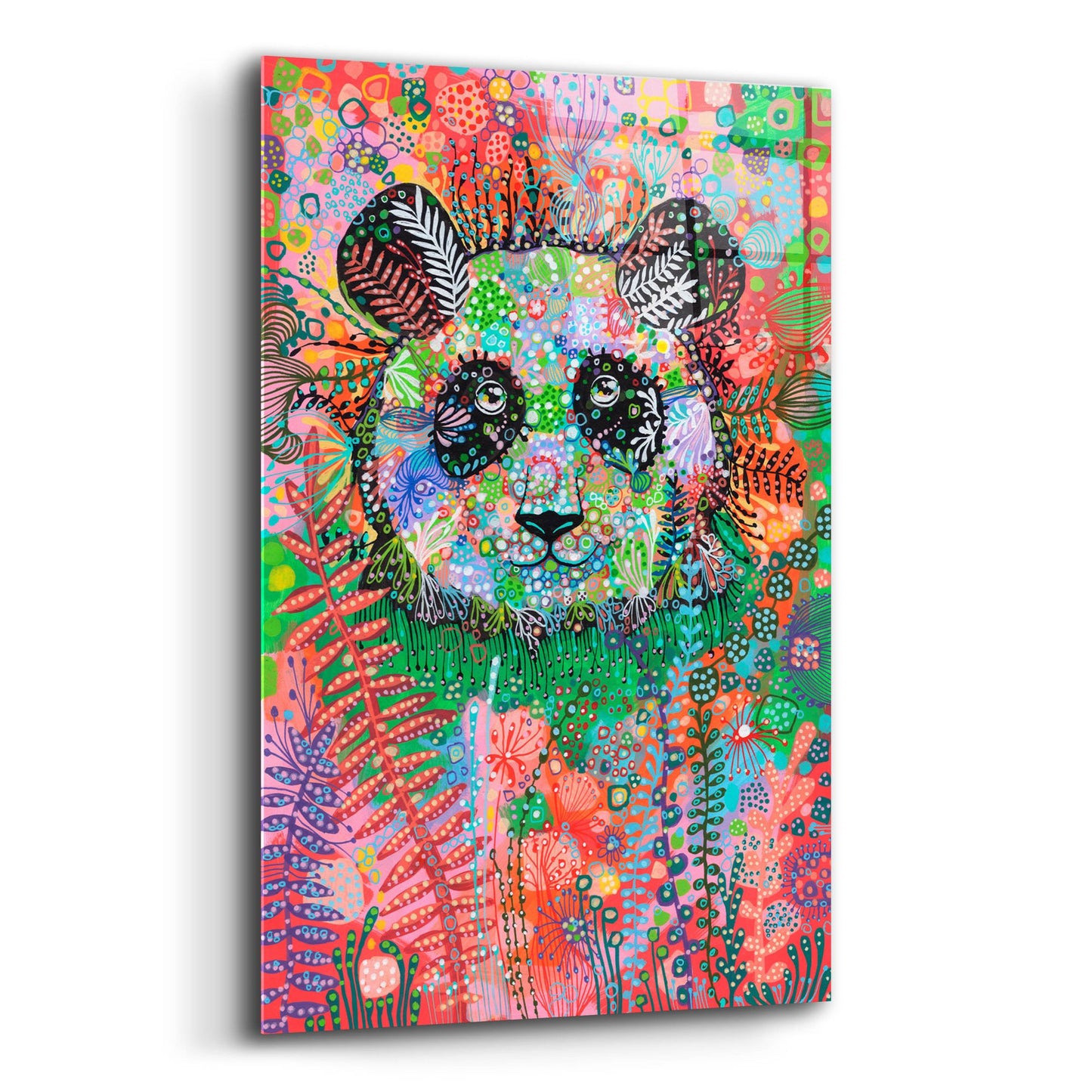 Epic Art 'Panda2 by Noemi Ibarz, Acrylic Glass Wall Art,12x16