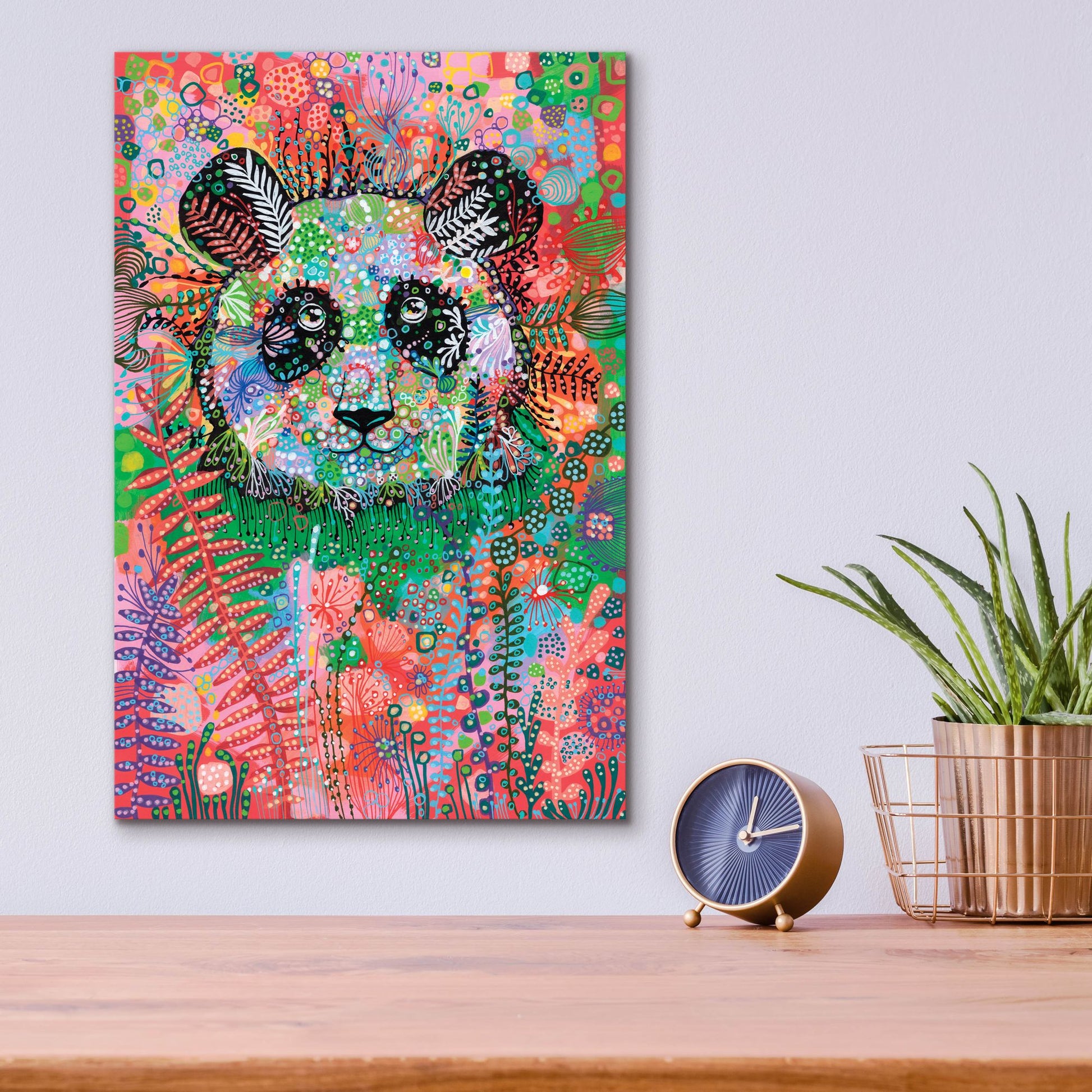 Epic Art 'Panda2 by Noemi Ibarz, Acrylic Glass Wall Art,12x16