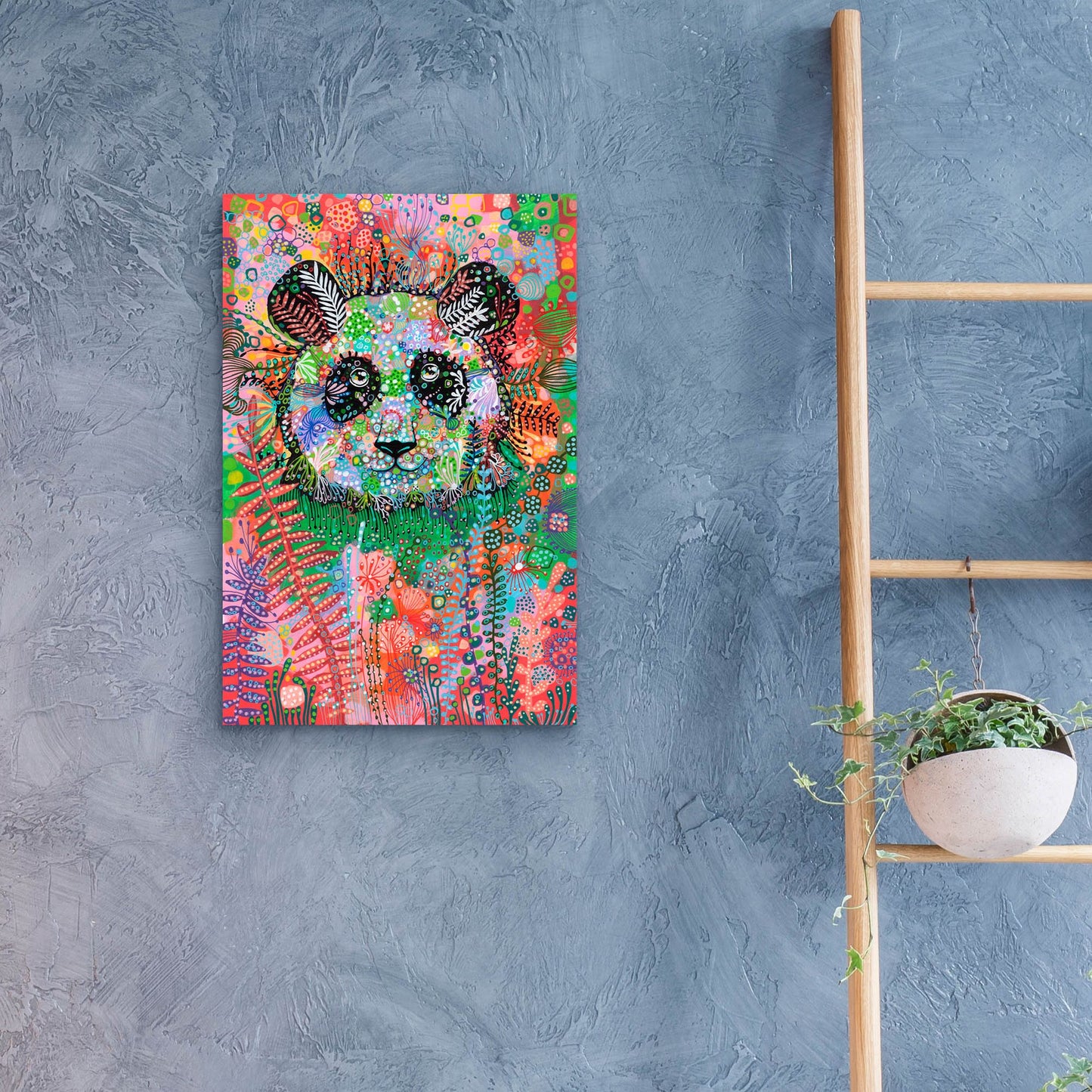 Epic Art 'Panda2 by Noemi Ibarz, Acrylic Glass Wall Art,16x24