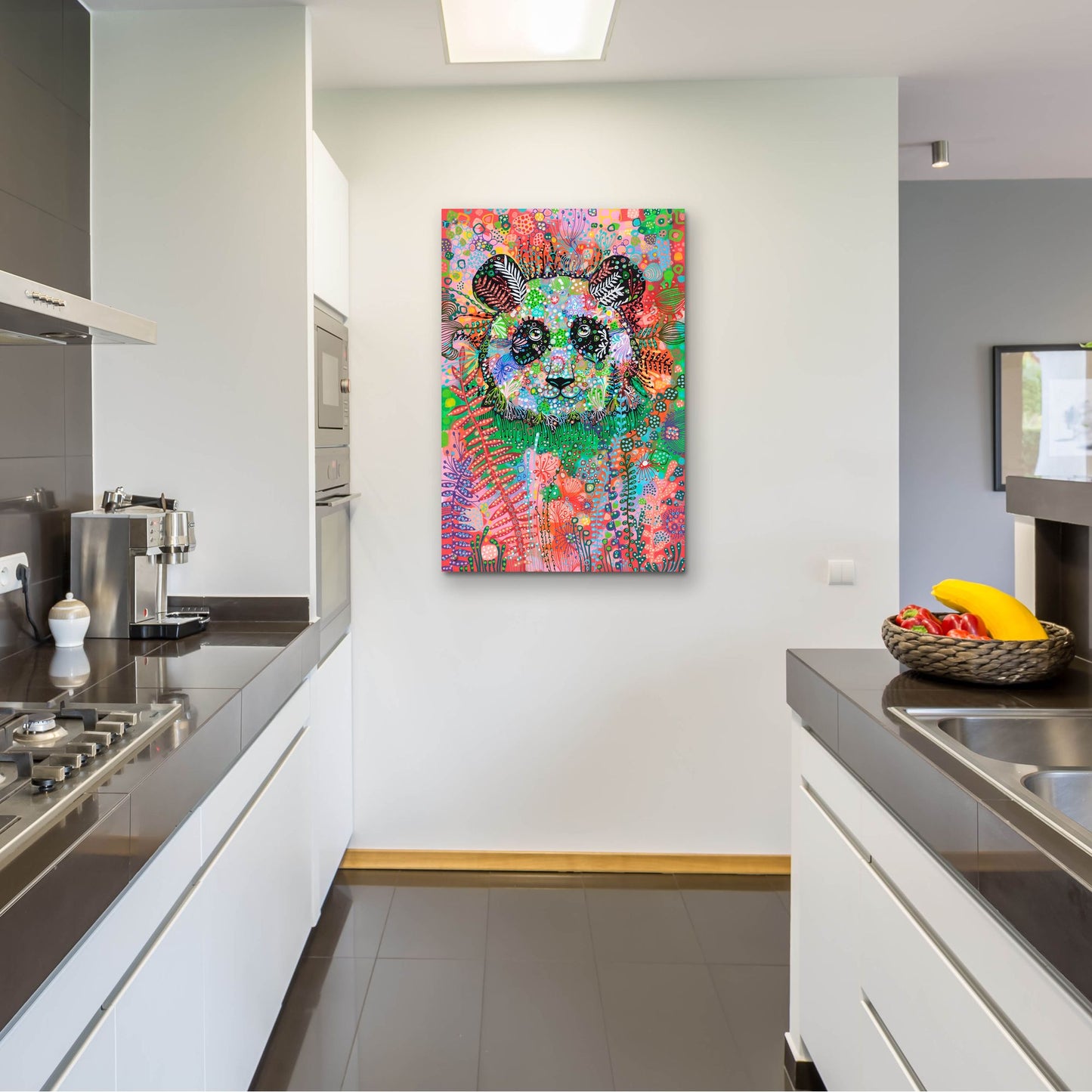 Epic Art 'Panda2 by Noemi Ibarz, Acrylic Glass Wall Art,24x36