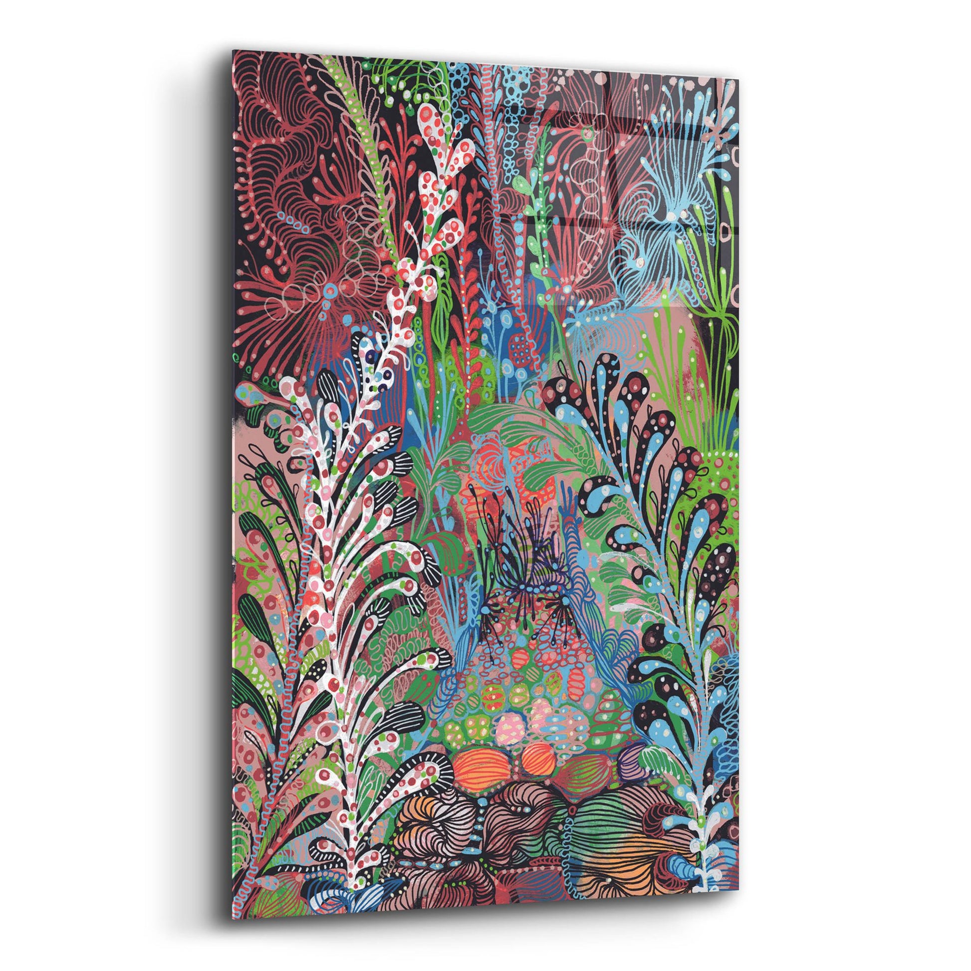 Epic Art 'In The Weeds2 by Noemi Ibarz, Acrylic Glass Wall Art,12x16