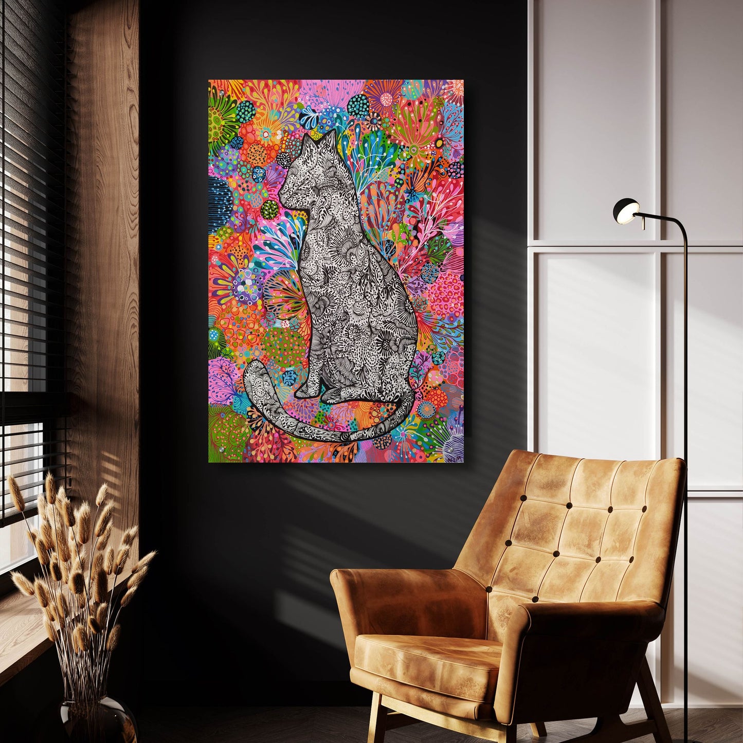 Epic Art 'Change My Mind2 by Noemi Ibarz, Acrylic Glass Wall Art,24x36