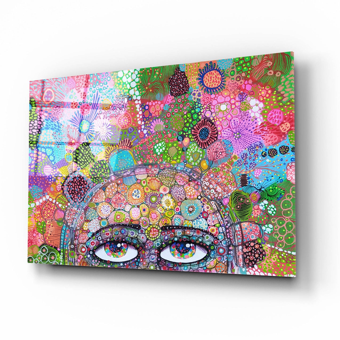 Epic Art 'Thoughts In My Head2 by Noemi Ibarz, Acrylic Glass Wall Art,16x12