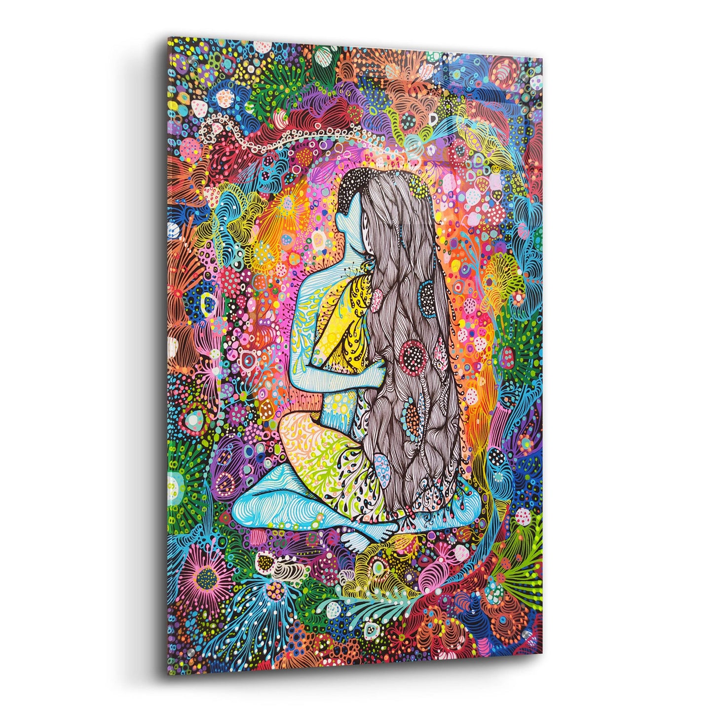 Epic Art 'The Embrace2 by Noemi Ibarz, Acrylic Glass Wall Art,24x36