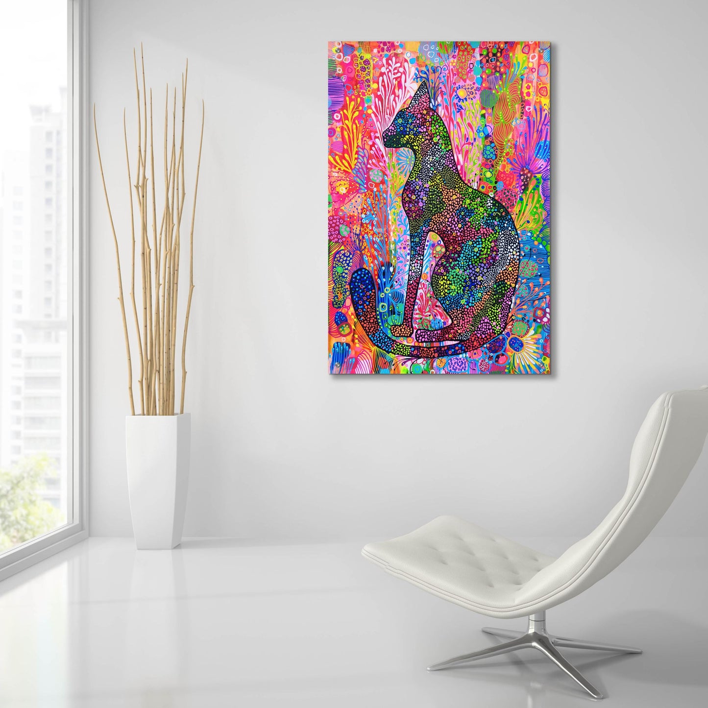 Epic Art 'Regal2 by Noemi Ibarz, Acrylic Glass Wall Art,24x36