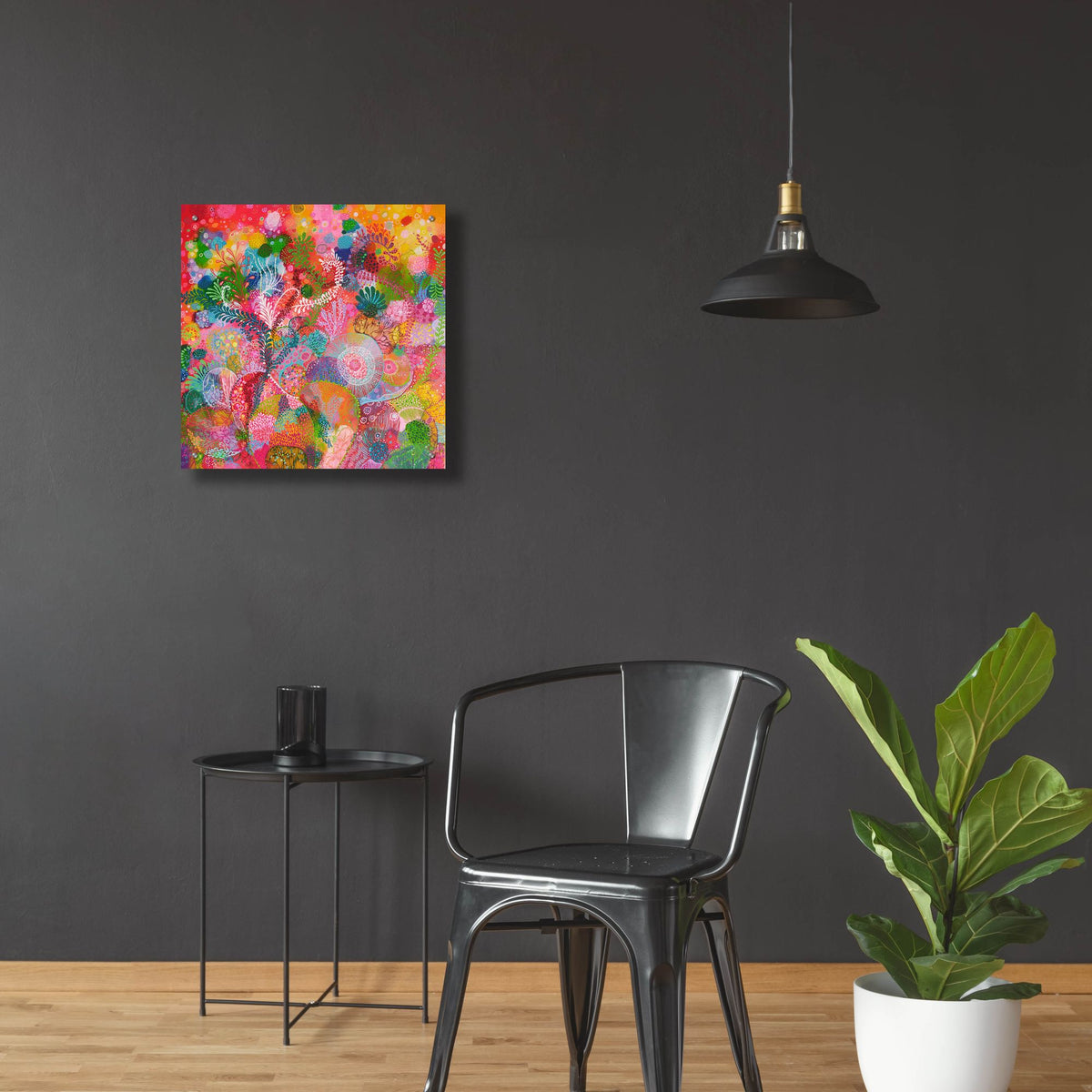 Epic Art 'Busy Work2 by Noemi Ibarz, Acrylic Glass Wall Art,24x24